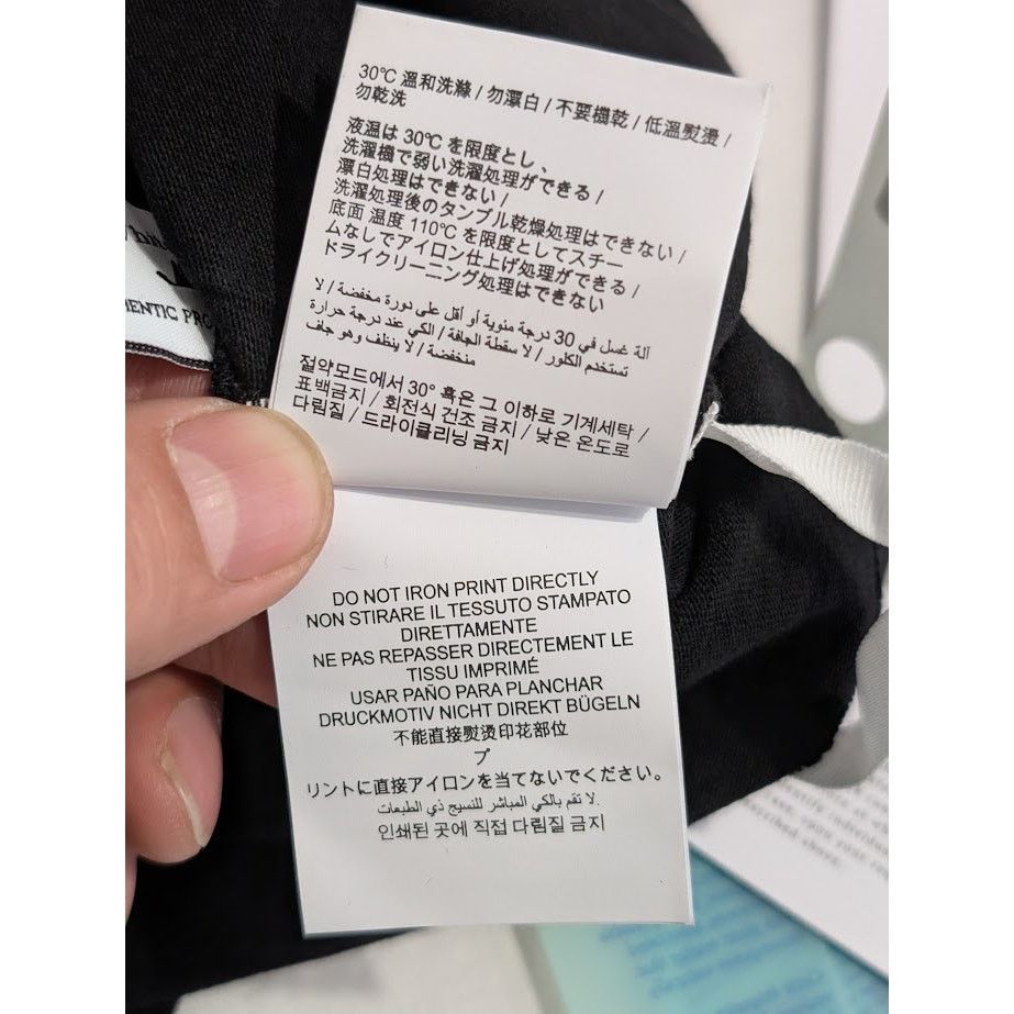 Off-White o1rshd1 Q:2 / Carav Arrow S/S Slim Tee in Black/White Size US XS / EU 42 / 0 - 19 Thumbnail