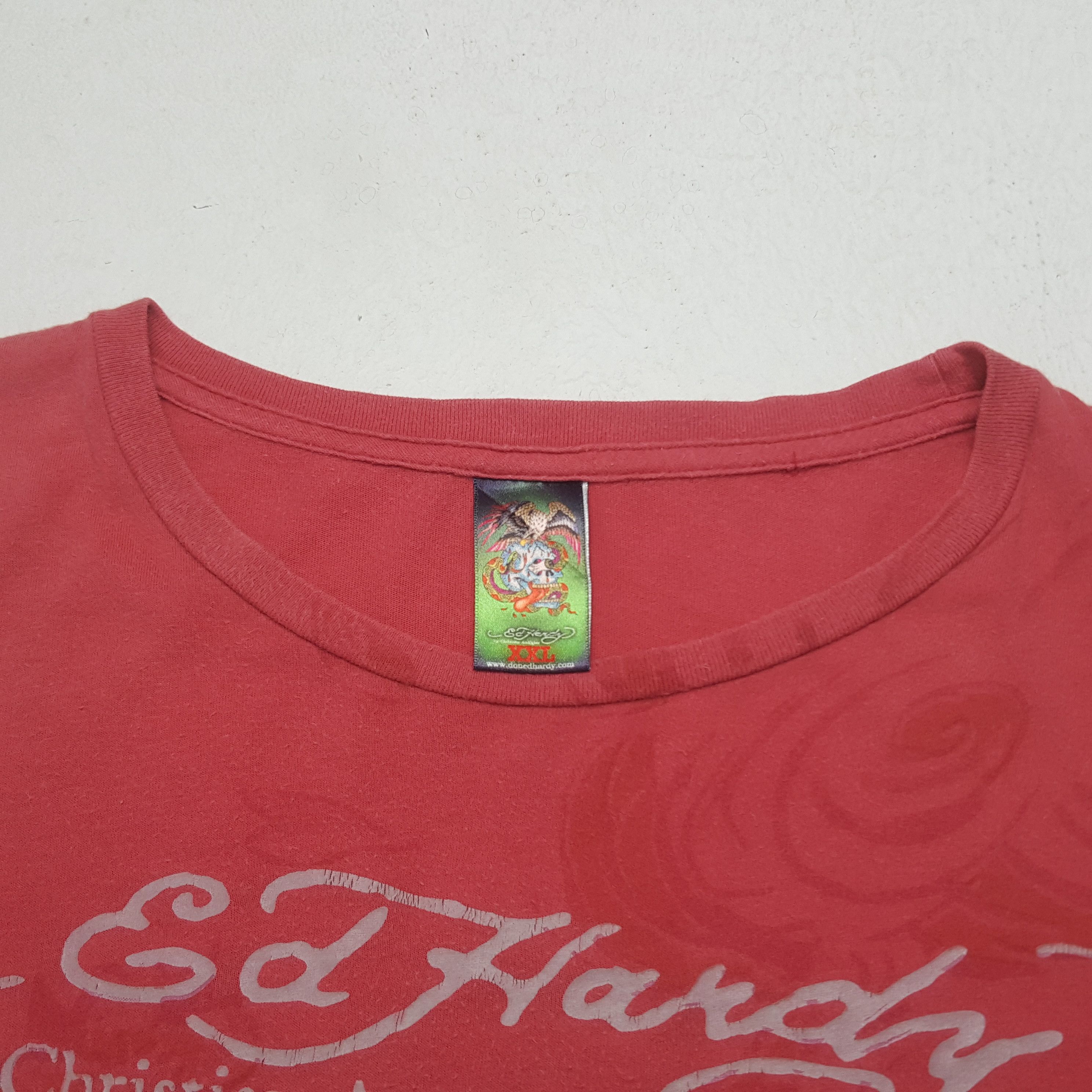 Ed Hardy Vintage Ed Hardy by Christian Audiger Tiger Art Tshirt RR3 Size US XXL / EU 58 / 5 - 5 Thumbnail