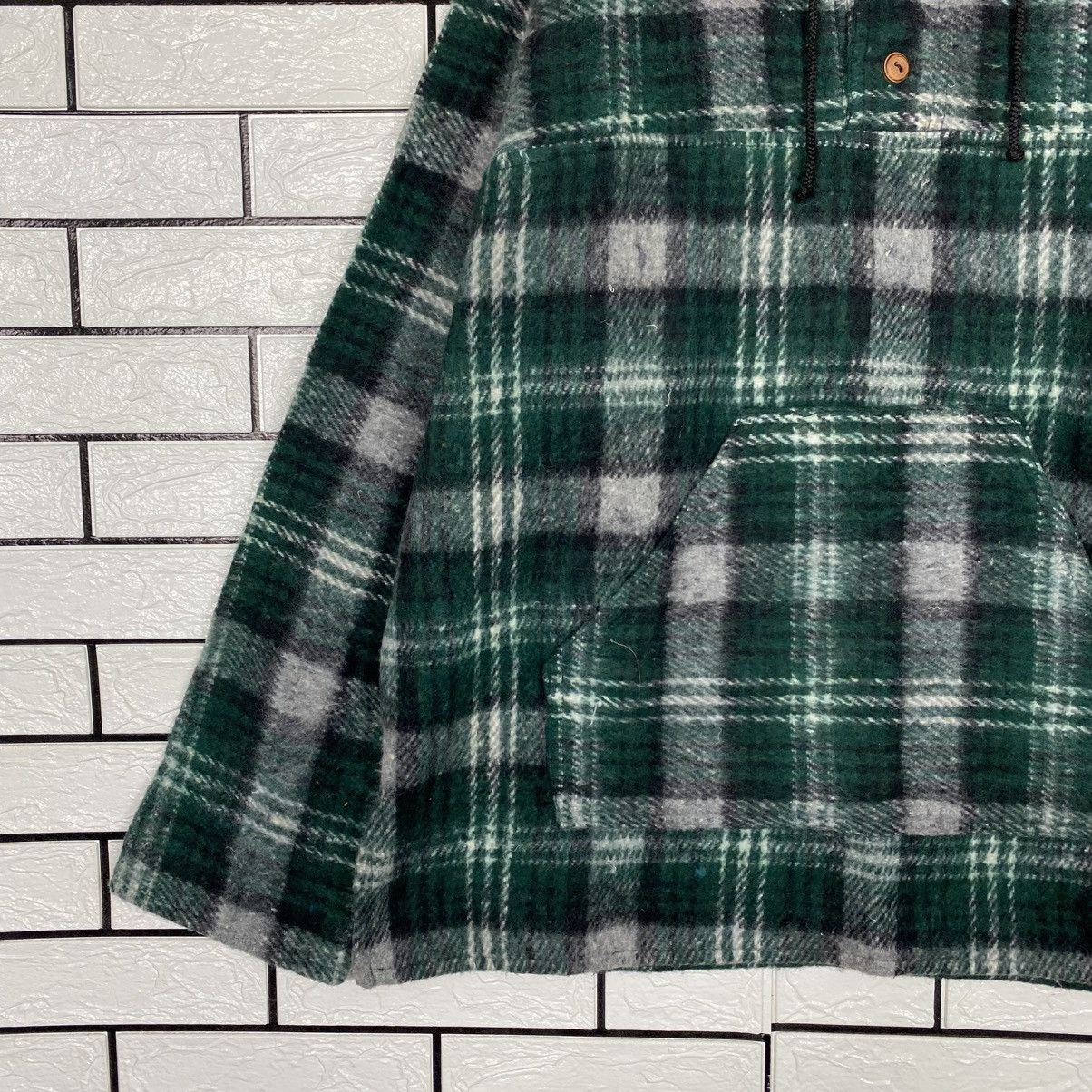 Japanese Brand Vintage Anorak Jacket Wool Tartan Unbranded Issey Miyake Size US XL / EU 56 / 4 - 5 Thumbnail