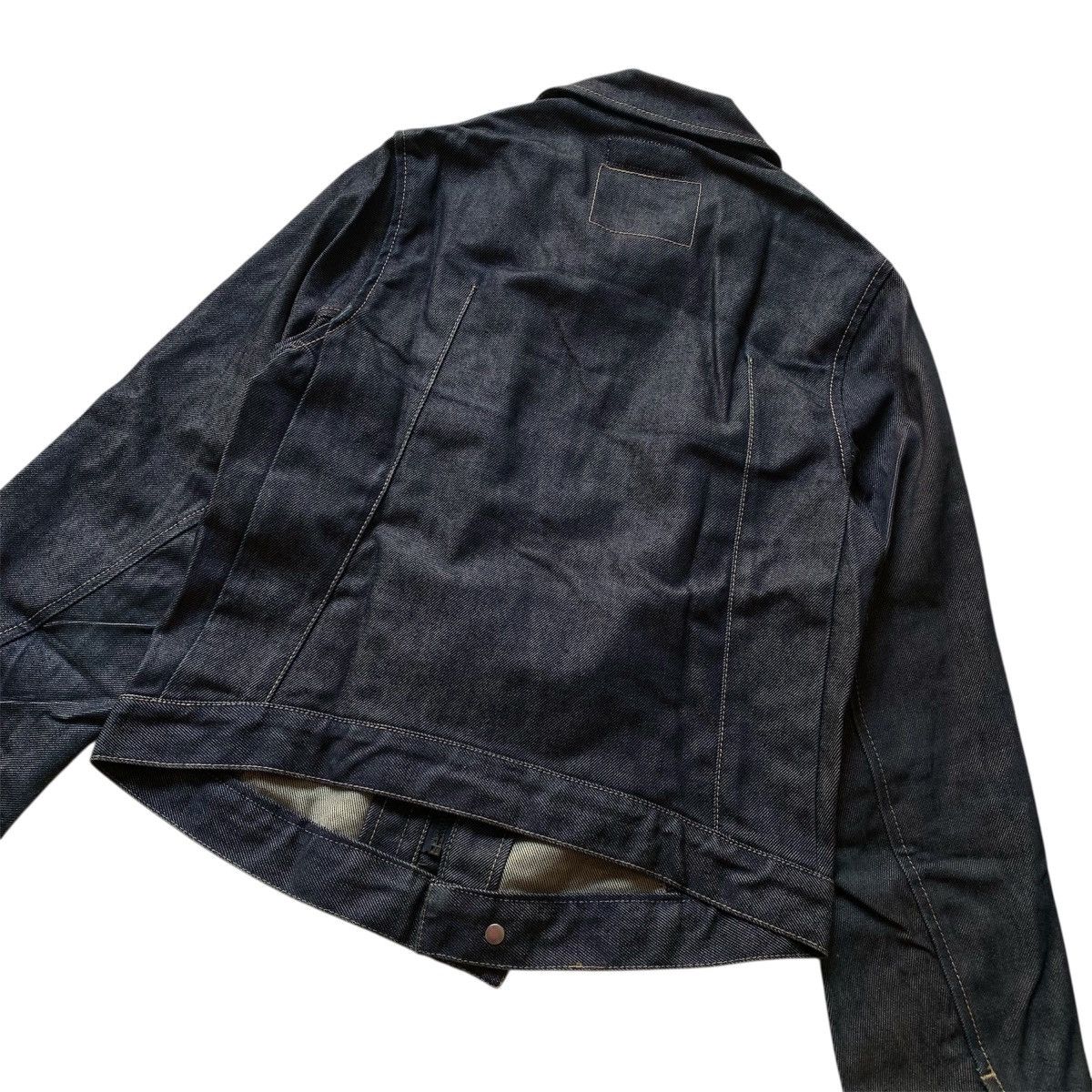 Levi's Vtg 90s Levi's Engineered Trucker Jeans Asymmetrical Size L / US 10 / IT 46 - 8 Thumbnail