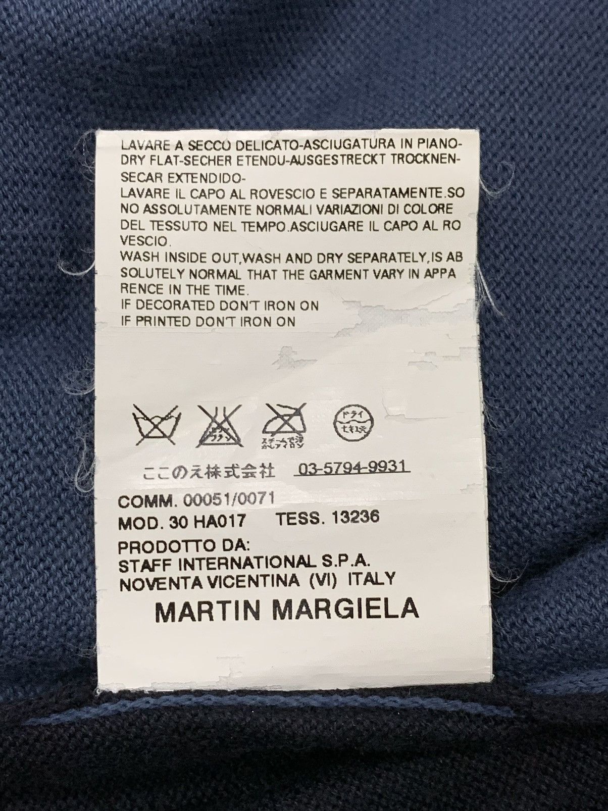 Maison Margiela MARTIN MARGIELA LINE 10 - MULTICOLORED V-NECK SWEATER Size US M / EU 48-50 / 2 - 11 Thumbnail