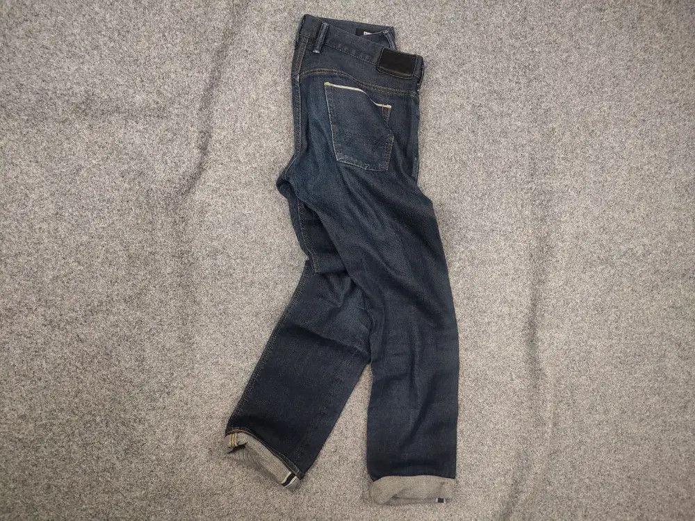 Edwin Edwin Vintage Japan Selvedge Distressed Denim Jeans ES505S Size US 33 - 1 Thumbnail