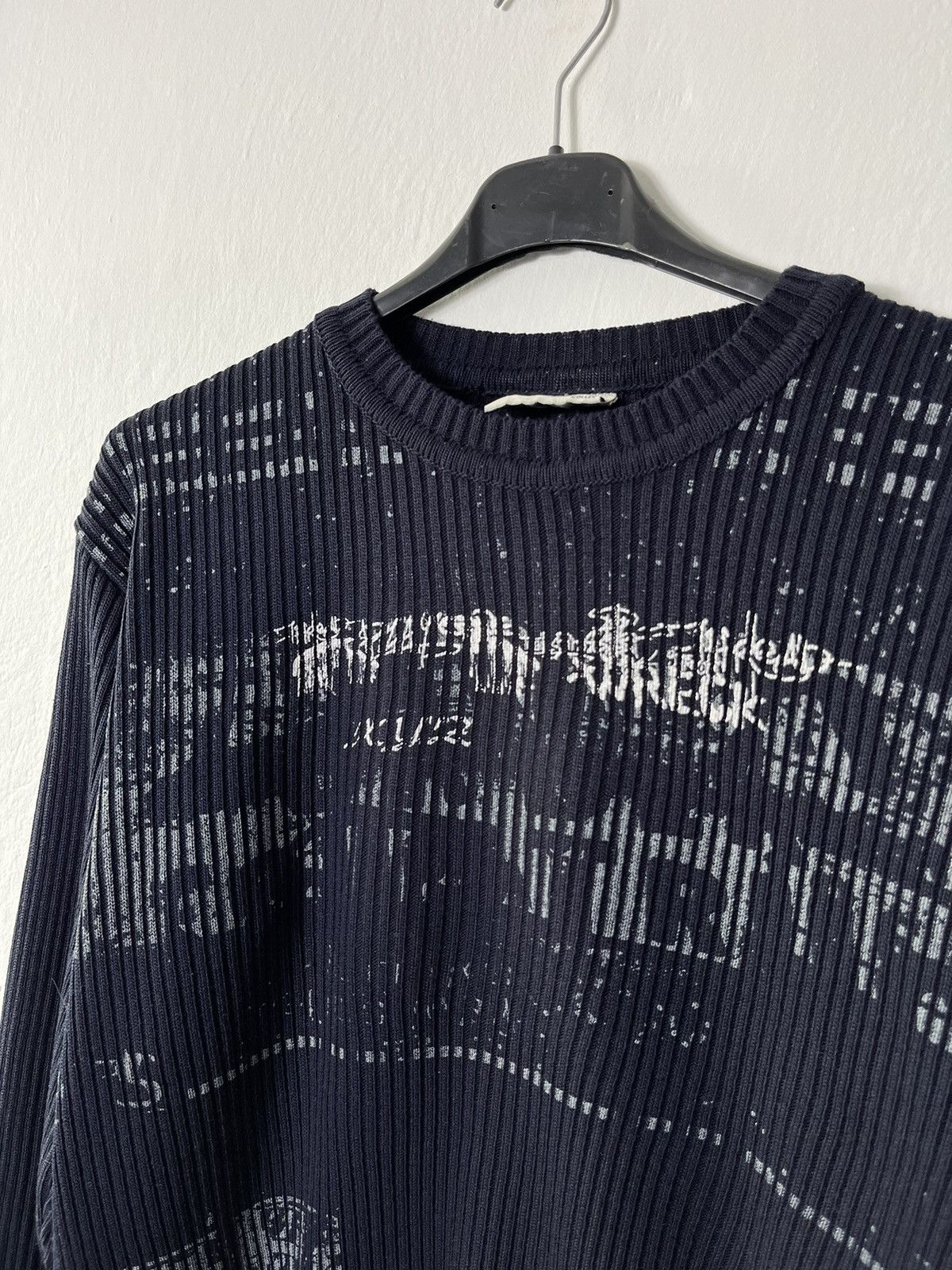 Japanese Brand × Vintage Crazy Y2K Printed Sweater Navy Opium Dragon Japanese Tribal Size US M / EU 48-50 / 2 - 1 Thumbnail