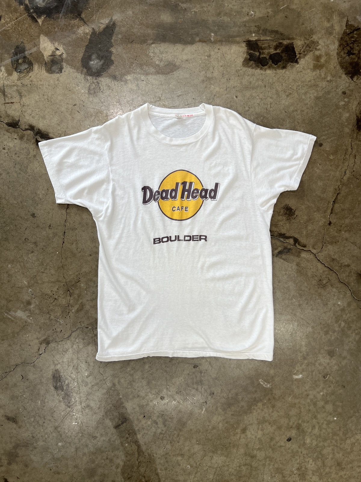 Band Tees Vintage 80s Grateful Dead Hard Rock Dead Head Cafe Tee XL Size US XL / EU 56 / 4 - 2 Thumbnail