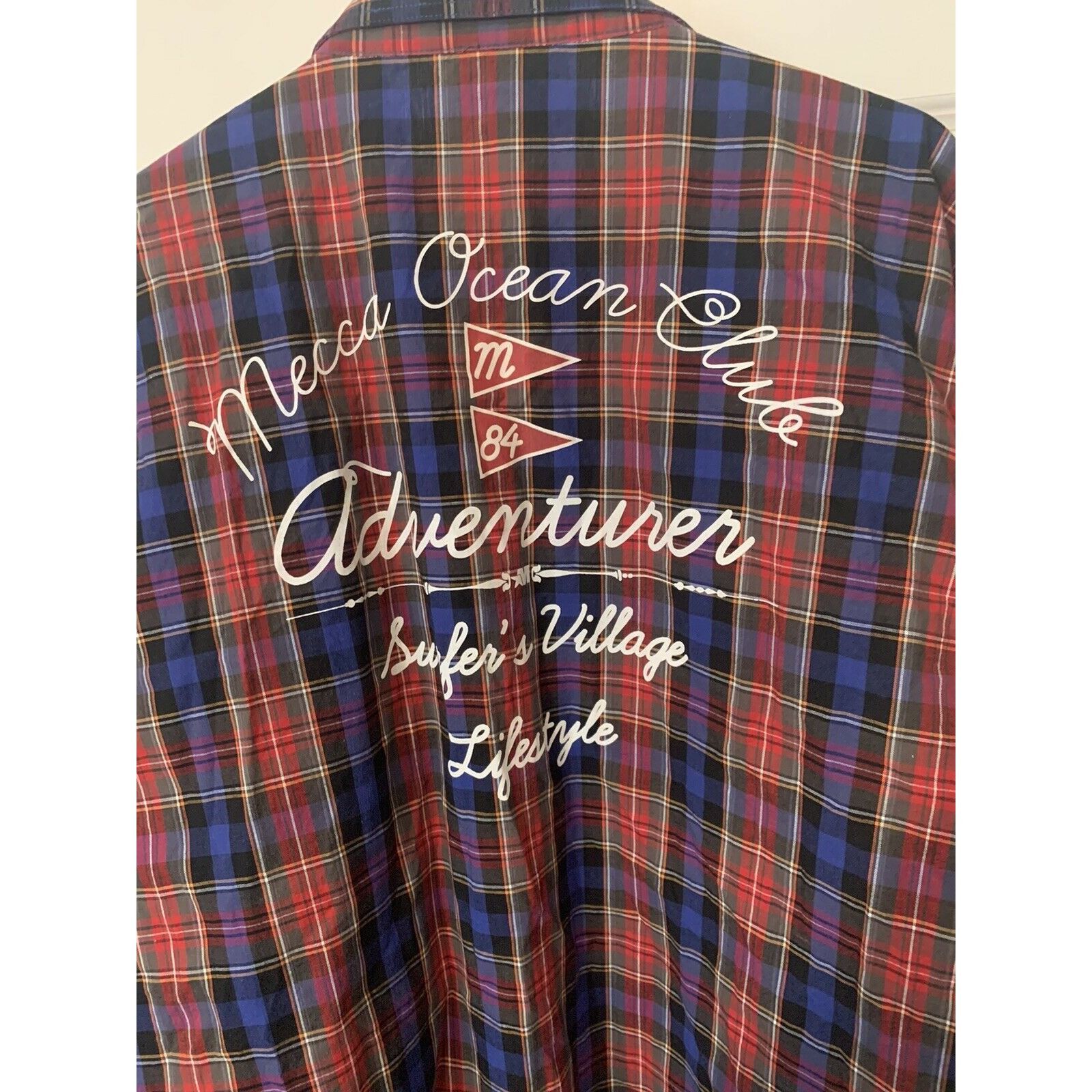 Mecca Vtg MECCA Men's Size 2XL RED PLAID Button Front Short Sleeve Size US XXL / EU 58 / 5 - 1 Thumbnail