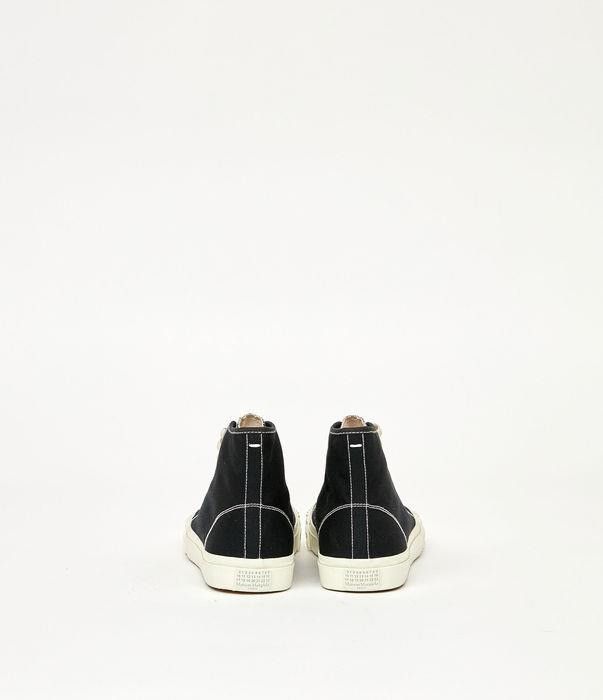 Maison Margiela o1bcso1str0226 Tabi Hi-Top Sneakers in Black Size US 8 / IT 38 - 4 Thumbnail
