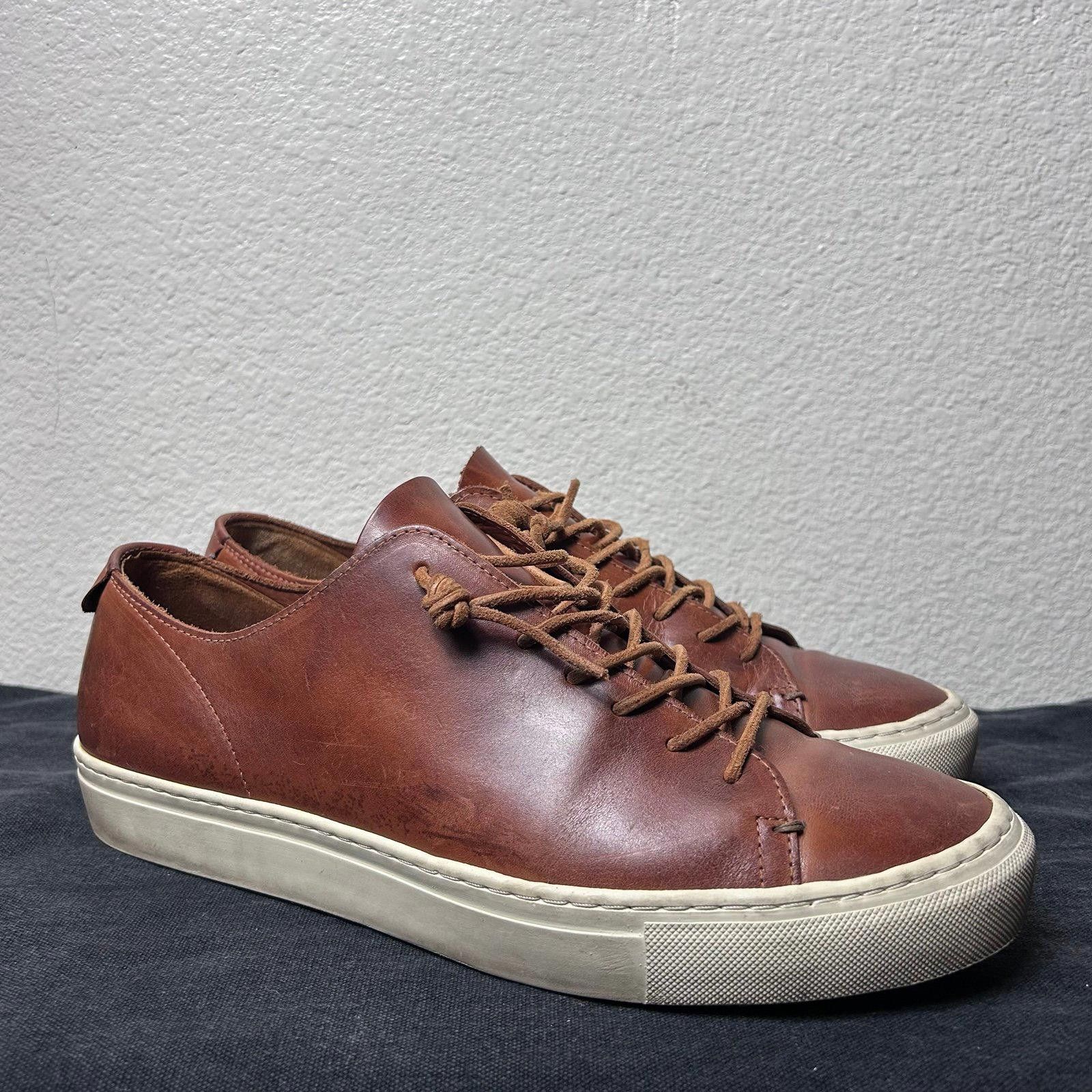 Massimo Dutti Massimo Dutti Leather Sneakers sz 12 Size US 12 / EU 45 - 3 Thumbnail