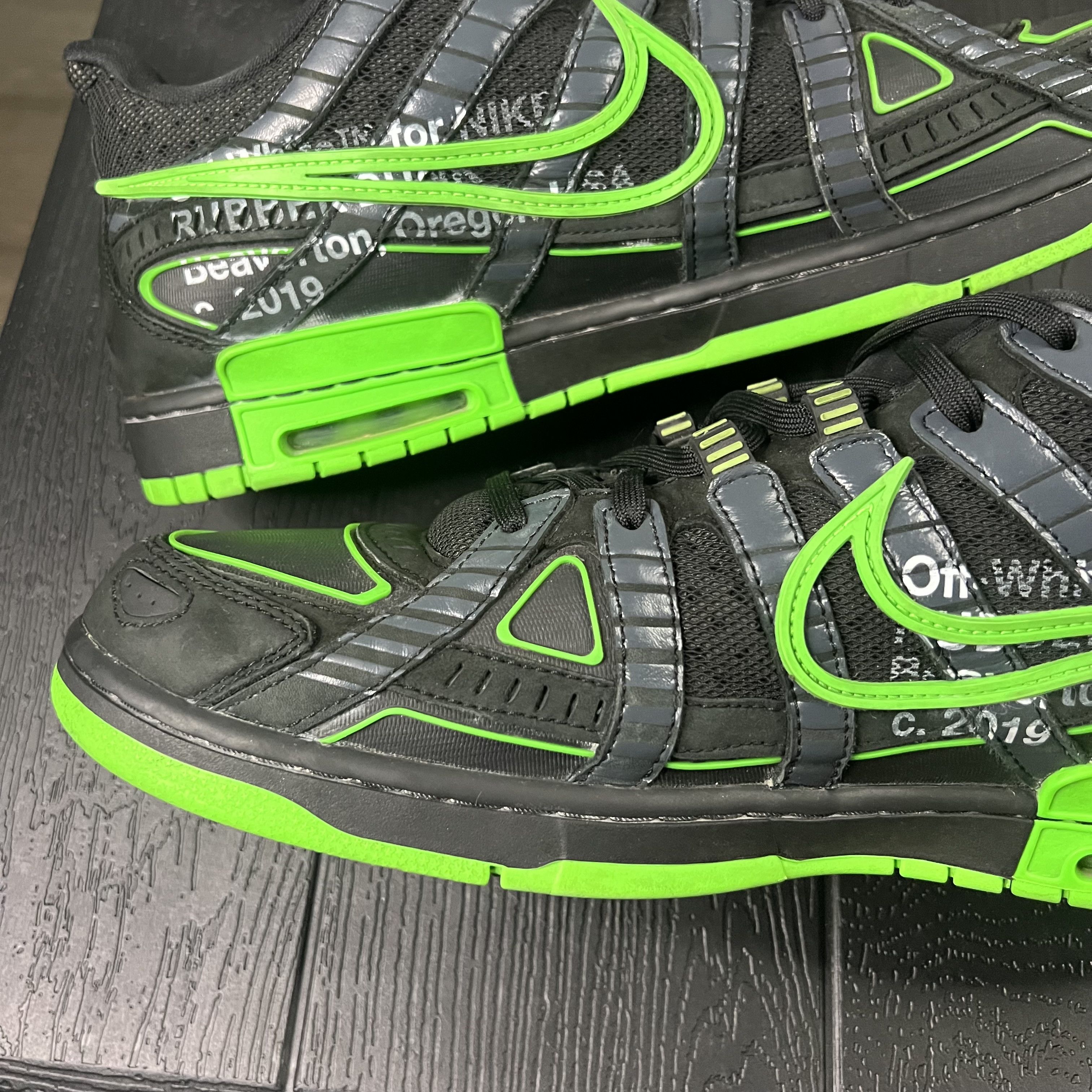 Nike × Off-White Nike Air Rubber Dunk Off-White Green Strike (2020) Size US 15 / EU 48 - 10 Thumbnail