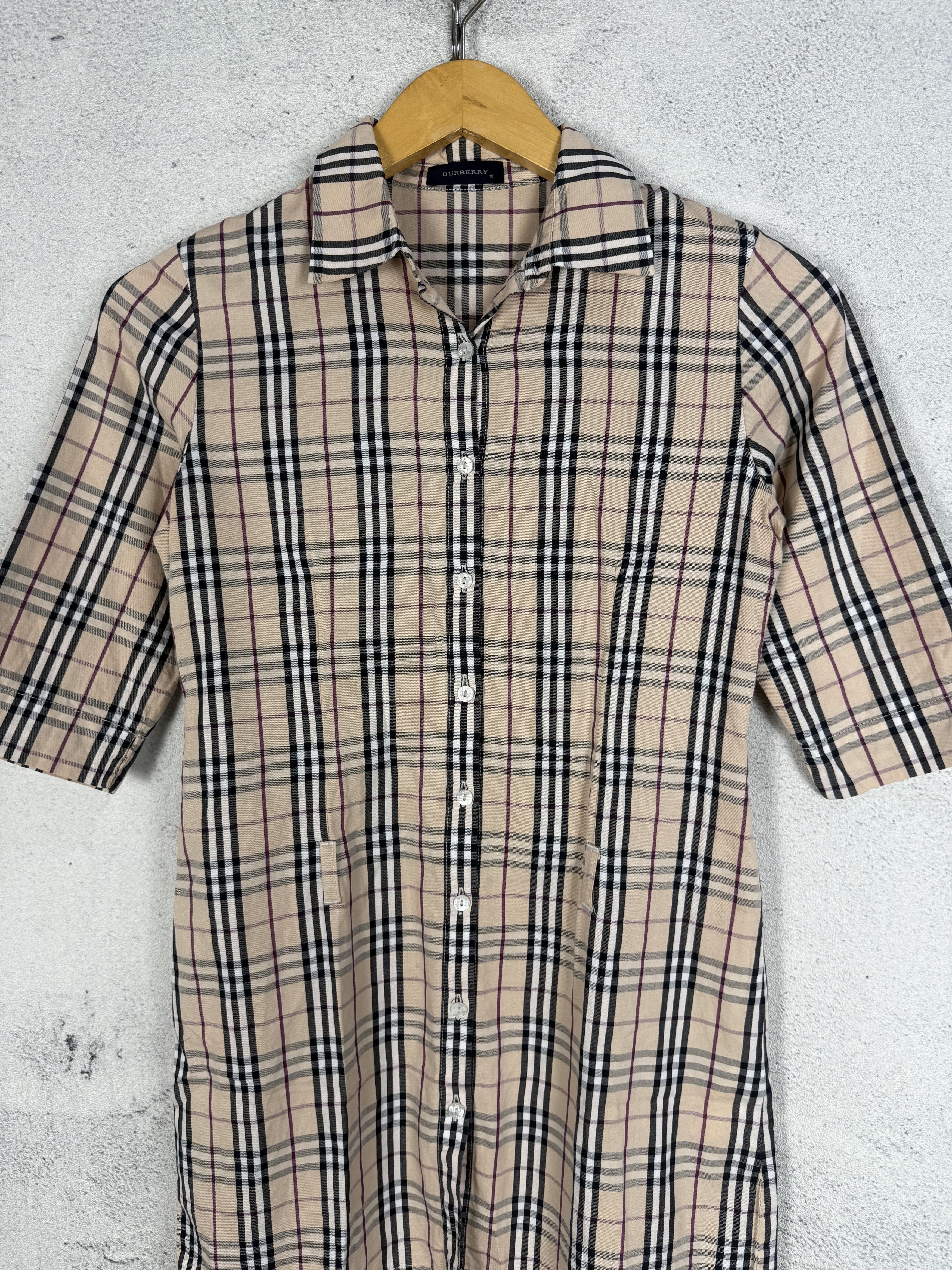 Burberry Vintage Burberry Nova Check Shirt Size L / US 10 / IT 46 - 4 Thumbnail