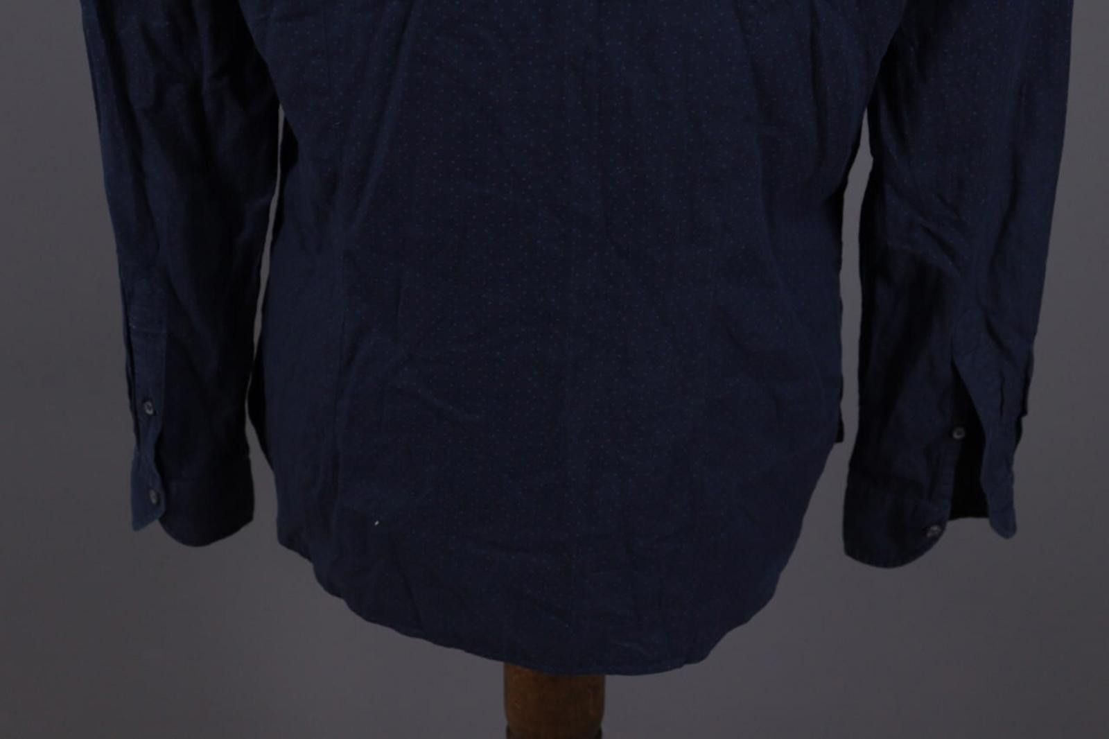 L.B.M. 1911 L.B.M. 1911 Blue Dotted Button Down Shirt Size 42 / 16 1/2 Size US M / EU 48-50 / 2 - 9 Thumbnail