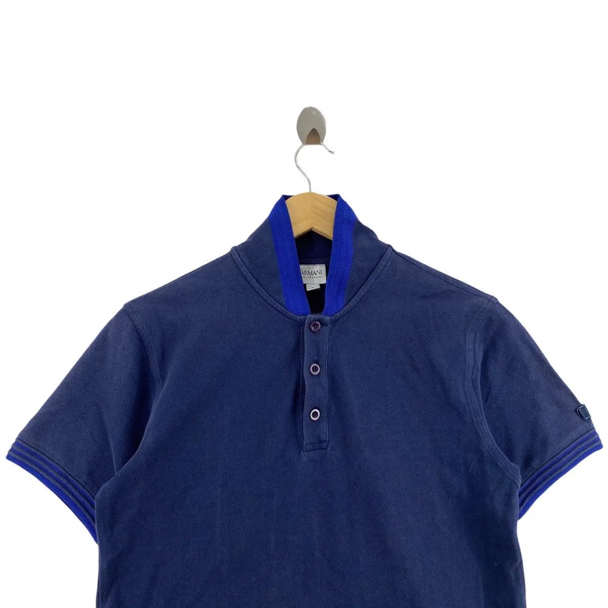 Giorgio Armani Vintage GIORGIO ARMANI COLLEZIONI Polo Tee Shirt Top Size S / US 4 / IT 40 - 6 Thumbnail