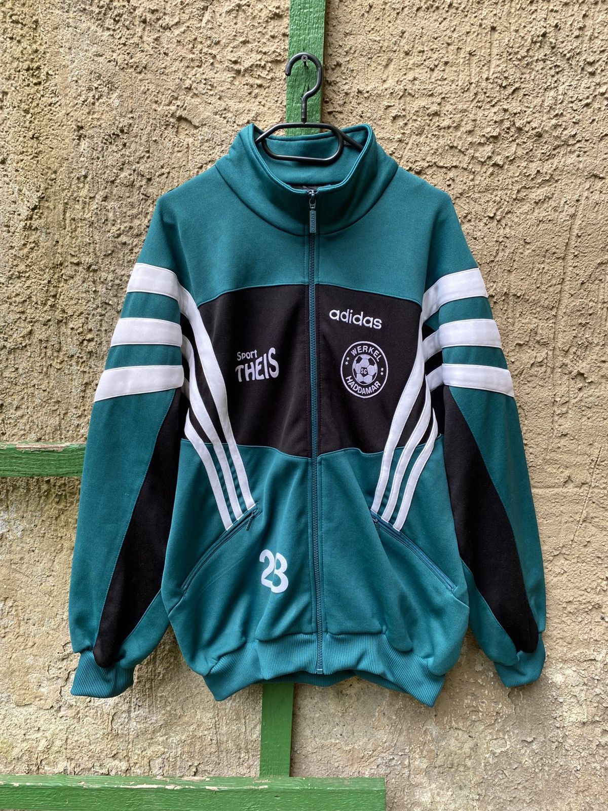 Adidas Vintage Adidas Track Top Jacket Training Football Soccer Size US M / EU 48-50 / 2 - 1 Thumbnail