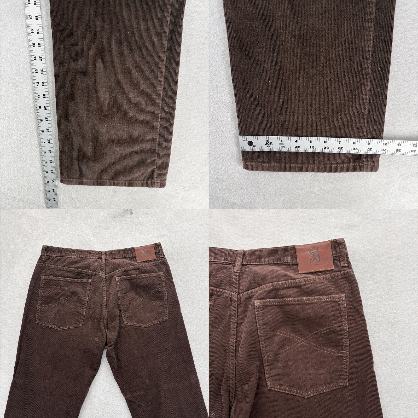 Sean John VINTAGE Sean John Corduroy Pants Mens 36x30 Brown 5-Pocket Straight Streetwear Y2K Skate Chino Pants Mens Brown 5-Pocket Corduroy Streetwear Y2K Skate Size US 36 / EU 52 - 8 Thumbnail