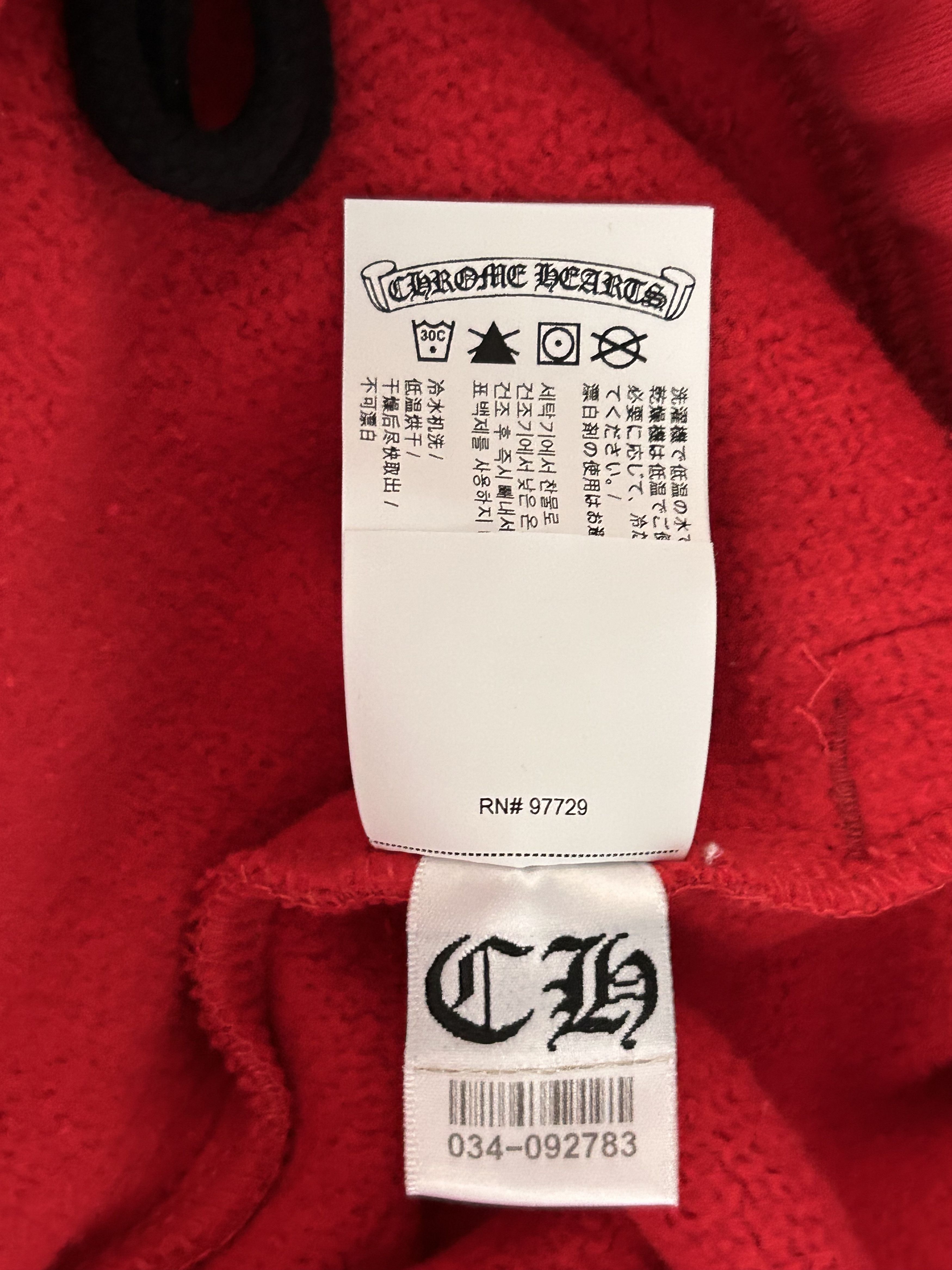 Chrome Hearts Chrome Hearts Red & White Triple Cross Embroidered Shorts Size US 34 / EU 50 - 7 Thumbnail