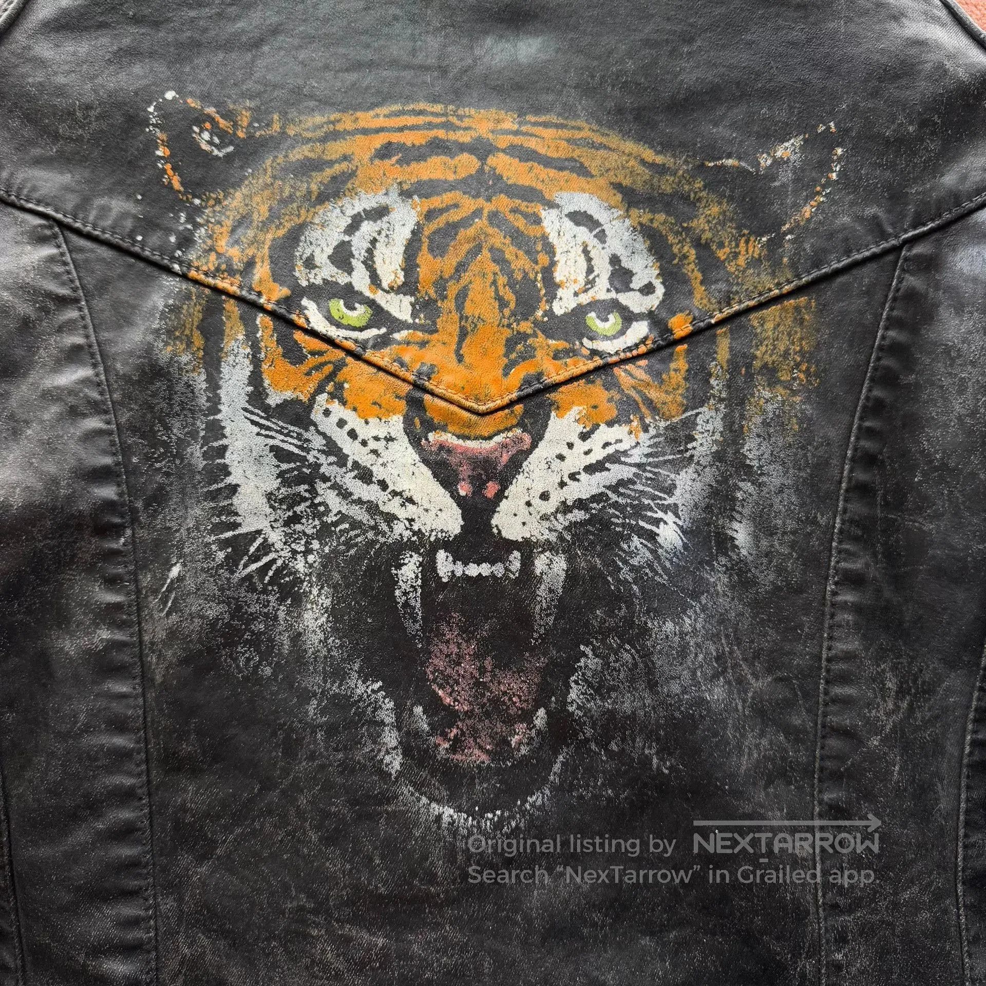 Denim & Supply Ralph Lauren Ralph Lauren Denim Supply Tiger Graphic Motorcycle Jacket. Size US S / EU 44-46 / 1 - 2 Thumbnail