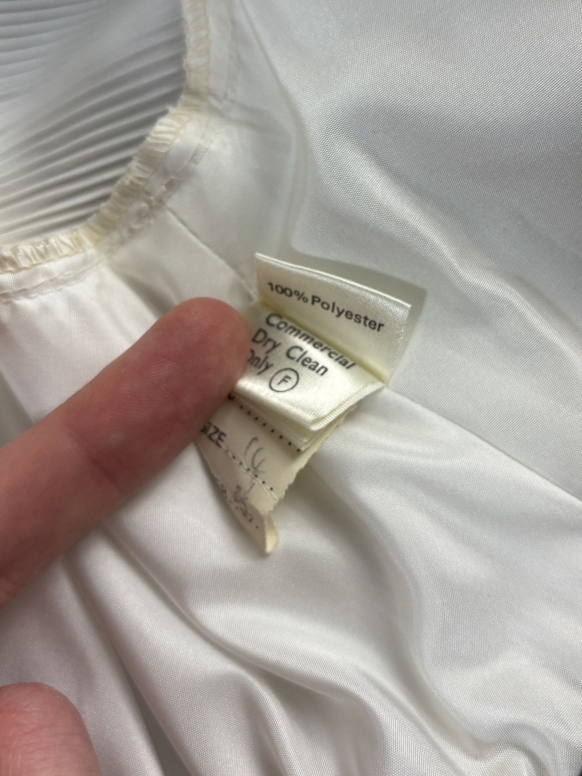 Japanese Brand × Other × Vintage 1980s Vintage Pleats Blouse Issey Miyake Style Ruffle Shirt Size XL / US 12-14 / IT 48-50 - 8 Thumbnail