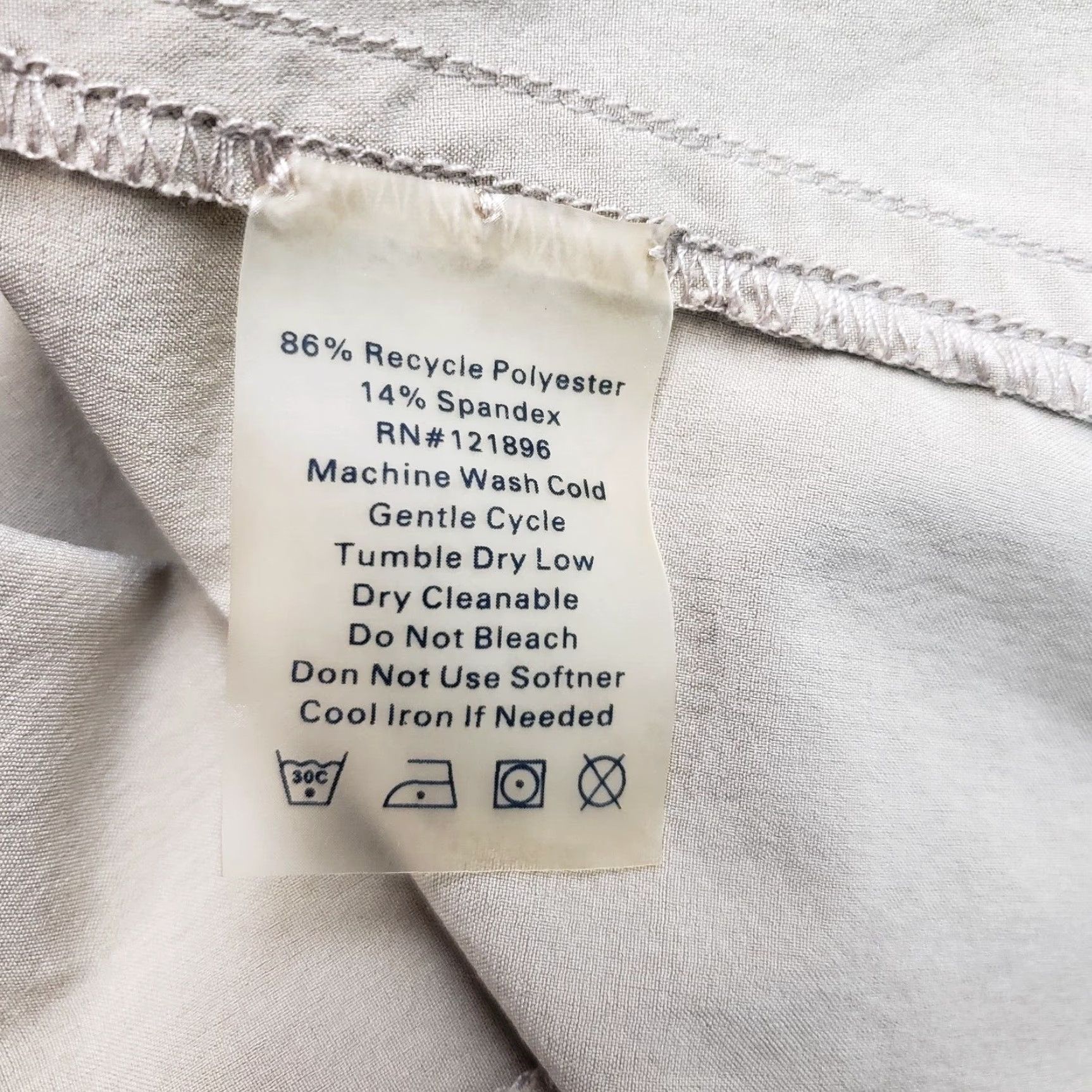 Vintage Title Nine Womens Skort Sz 8 Tan Zip Pockets Size ONE SIZE - 3 Thumbnail