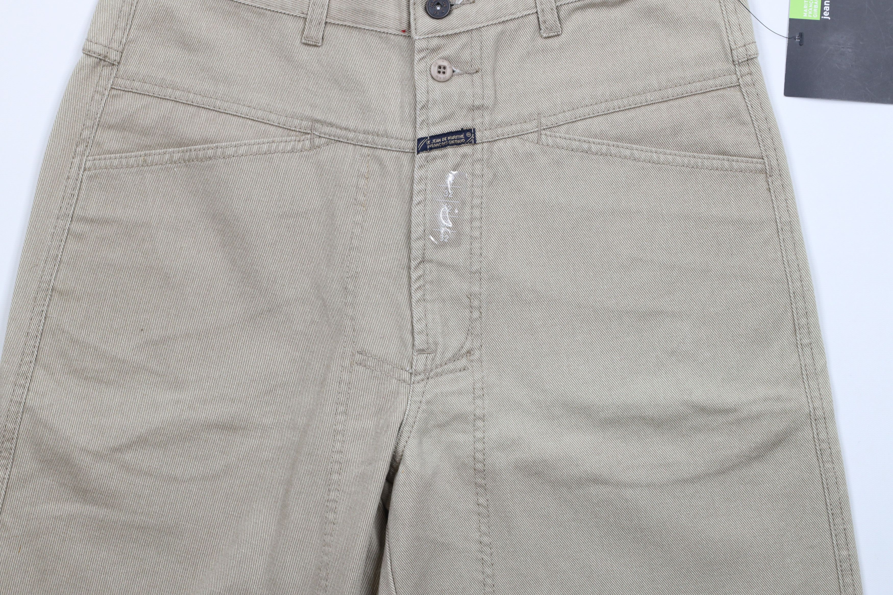 Marithe + Francois Girbaud × Vintage NOS Vintage 90s Marithe Francois Girbaud Denim Jean Short Size US 32 / EU 48 - 3 Thumbnail