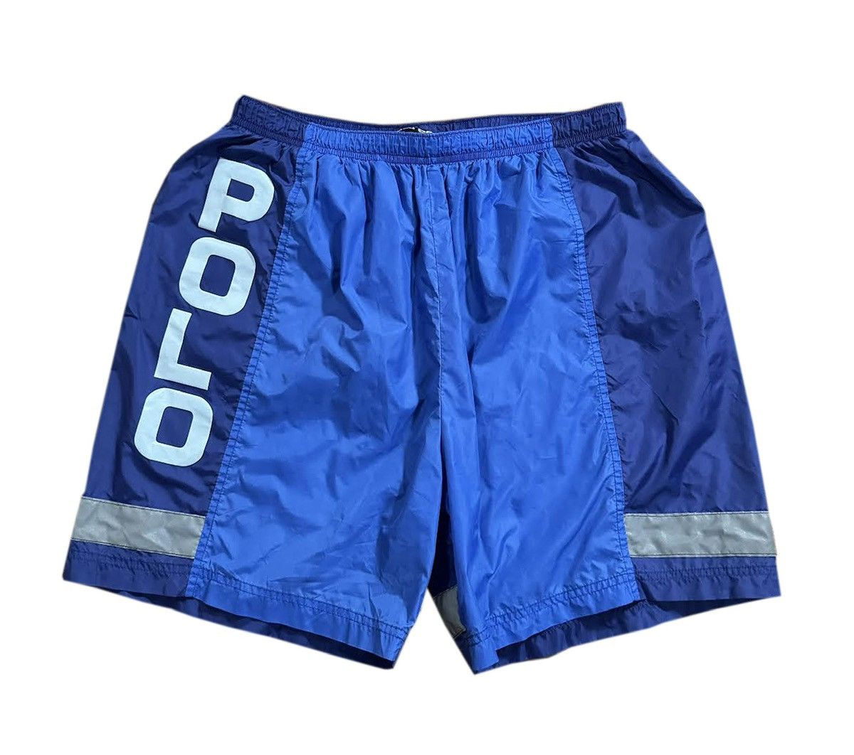 Polo Ralph Lauren Vintage Polo Sport RL Spell Out Reflective Shorts Size L Size US 36 / EU 52 - 1 Thumbnail