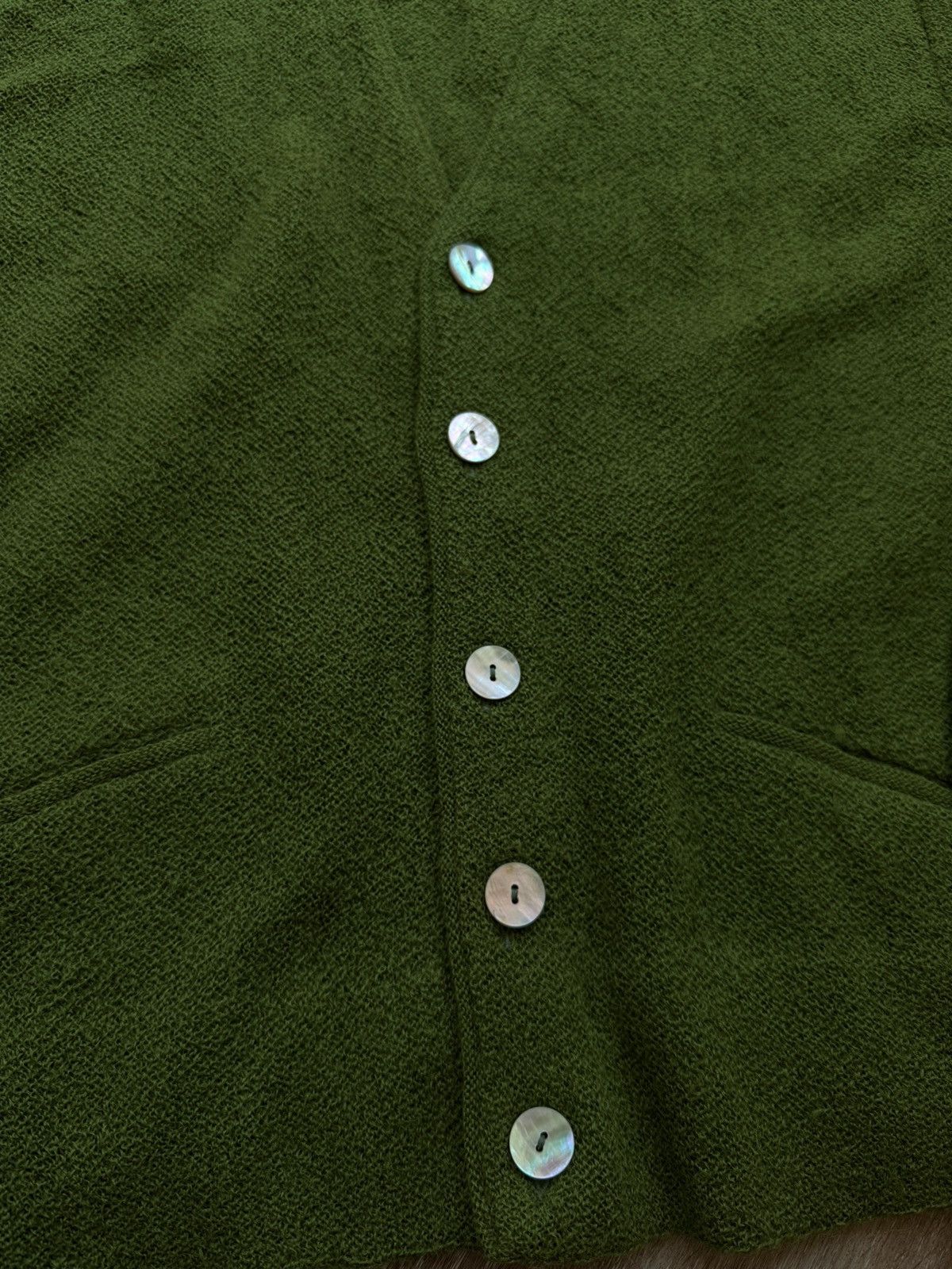 Vintage Vintage 50s 60s Green Mohair Kurt Kobain Grunge Cardigan Size US M / EU 48-50 / 2 - 4 Thumbnail