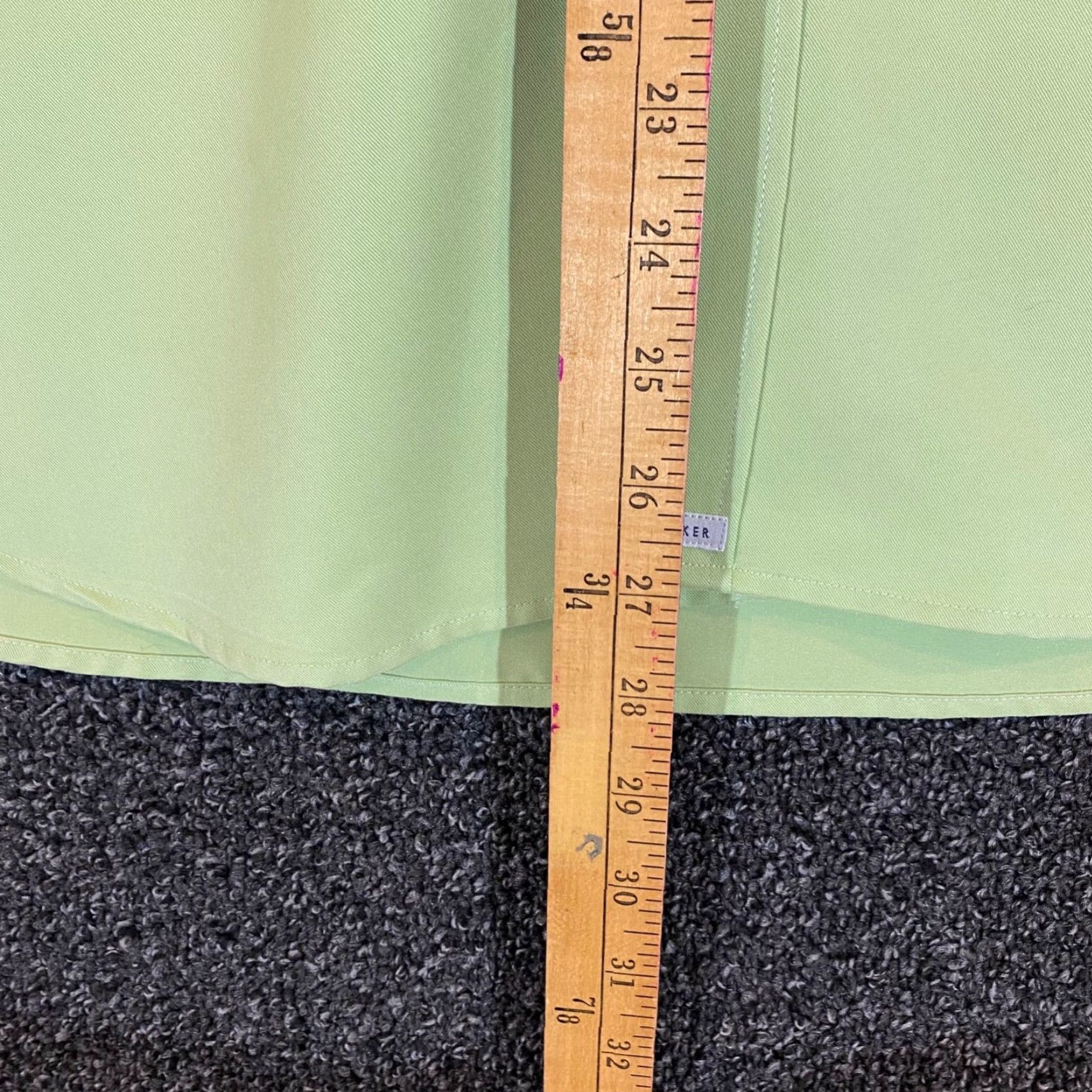 Ted Baker Ted Baker London Shirt Mens 5 Green Cream Lime Button Up Outdoors L/S Shine? Size US S / EU 44-46 / 1 - 5 Thumbnail