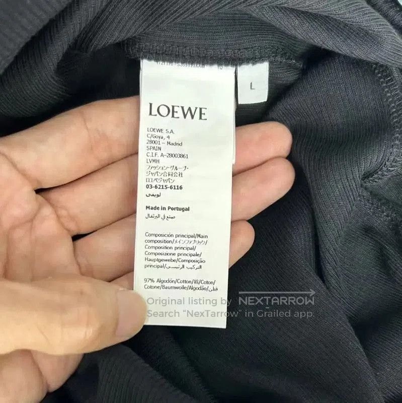 Loewe Loewe Black Cotton Dress for Summer . Size L / US 10 / IT 46 - 5 Thumbnail