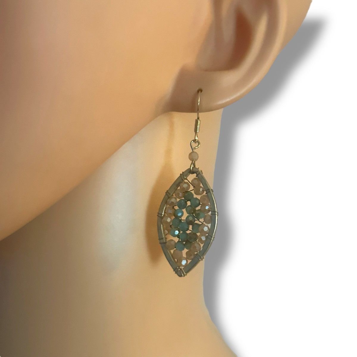 Other Gold tone crystal evil eye dangle earrings Size ONE SIZE - 2 Thumbnail