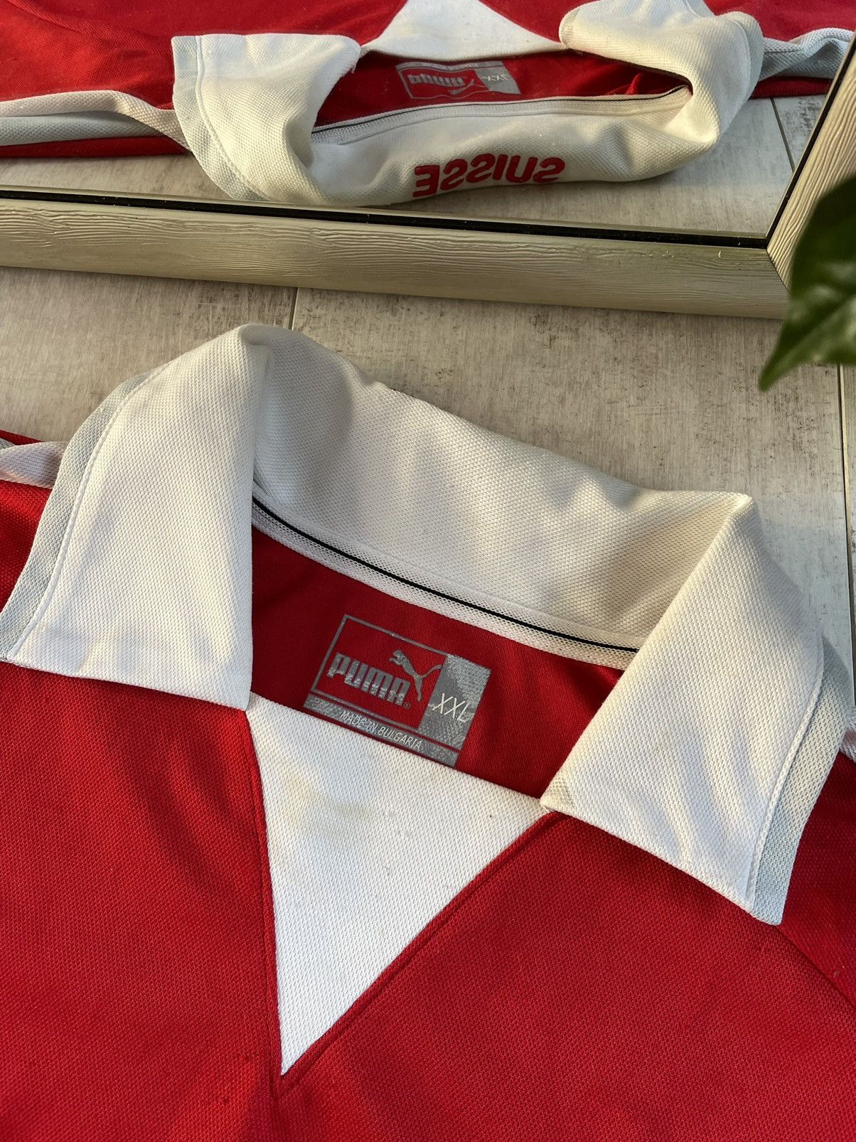 Puma × Vintage Puma Switzerland 2002/2004 Home Football Shirt Vintage Size US XL / EU 56 / 4 - 11 Thumbnail