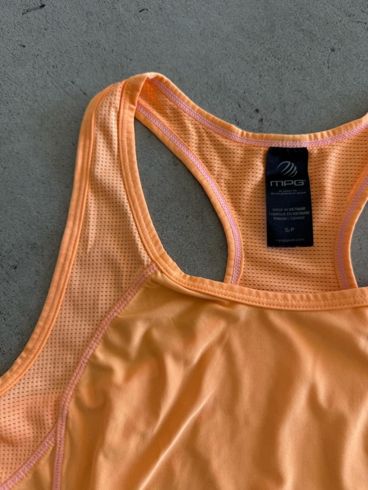 Lululemon MPG / Workout Racerback Tank Top / Orange Size S / US 4 / IT 40 - 2 Thumbnail