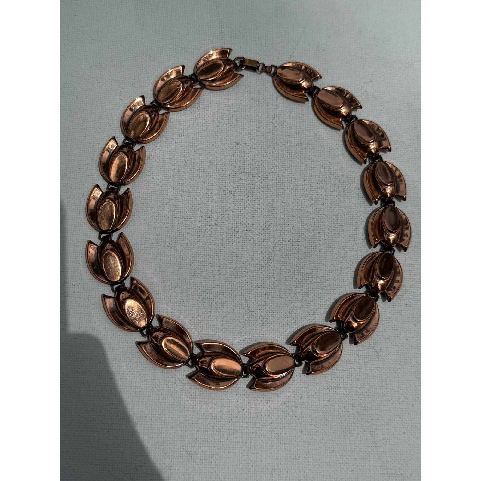 Vintage Vintage Renoir Signed Bracelet Necklace Set - 1950s Size ONE SIZE - 2 Thumbnail