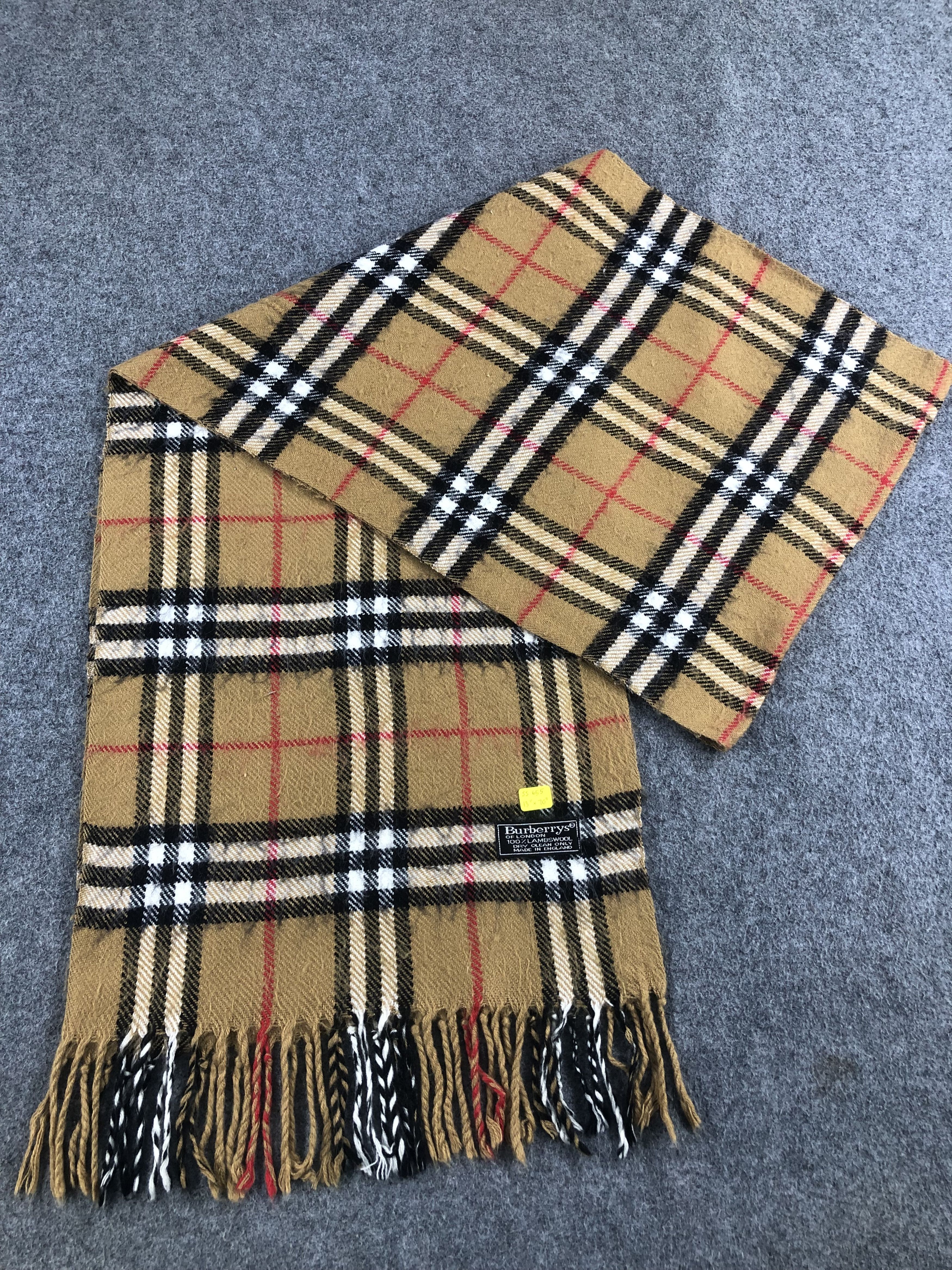 Burberry Burberry Nova Check Scarf / Muffler / Neckwear Size ONE SIZE - 5 Thumbnail