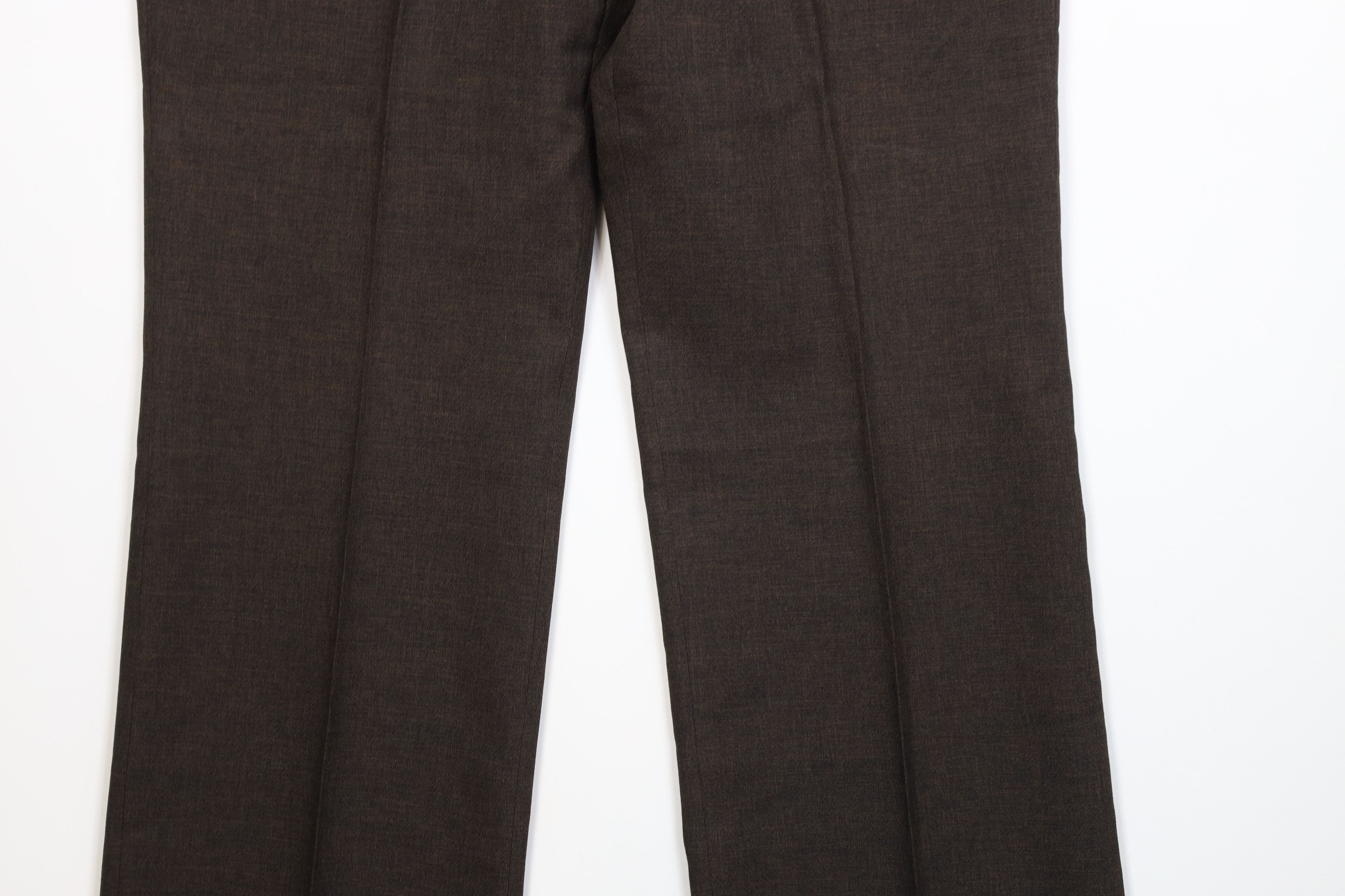 Vintage Vintage 70s Streetwear Flared Wide Leg Chino Pants Brown USA Size US 36 / EU 52 - 4 Thumbnail