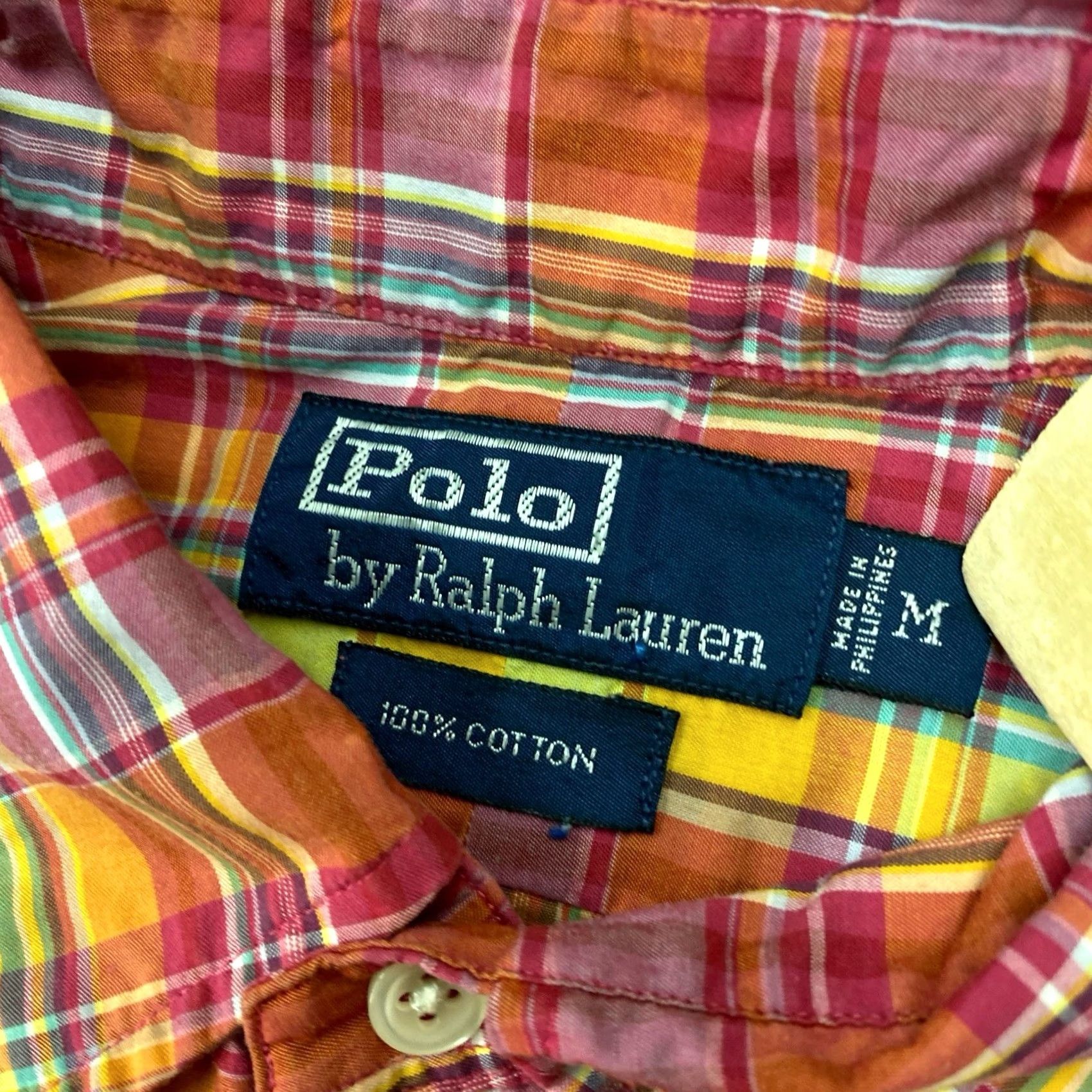 Polo Ralph Lauren VINTAGE Polo Ralph Lauren Short Sleeve Button Shirt Mens M Pink Plaid Preppy 90s Size US M / EU 48-50 / 2 - 3 Thumbnail