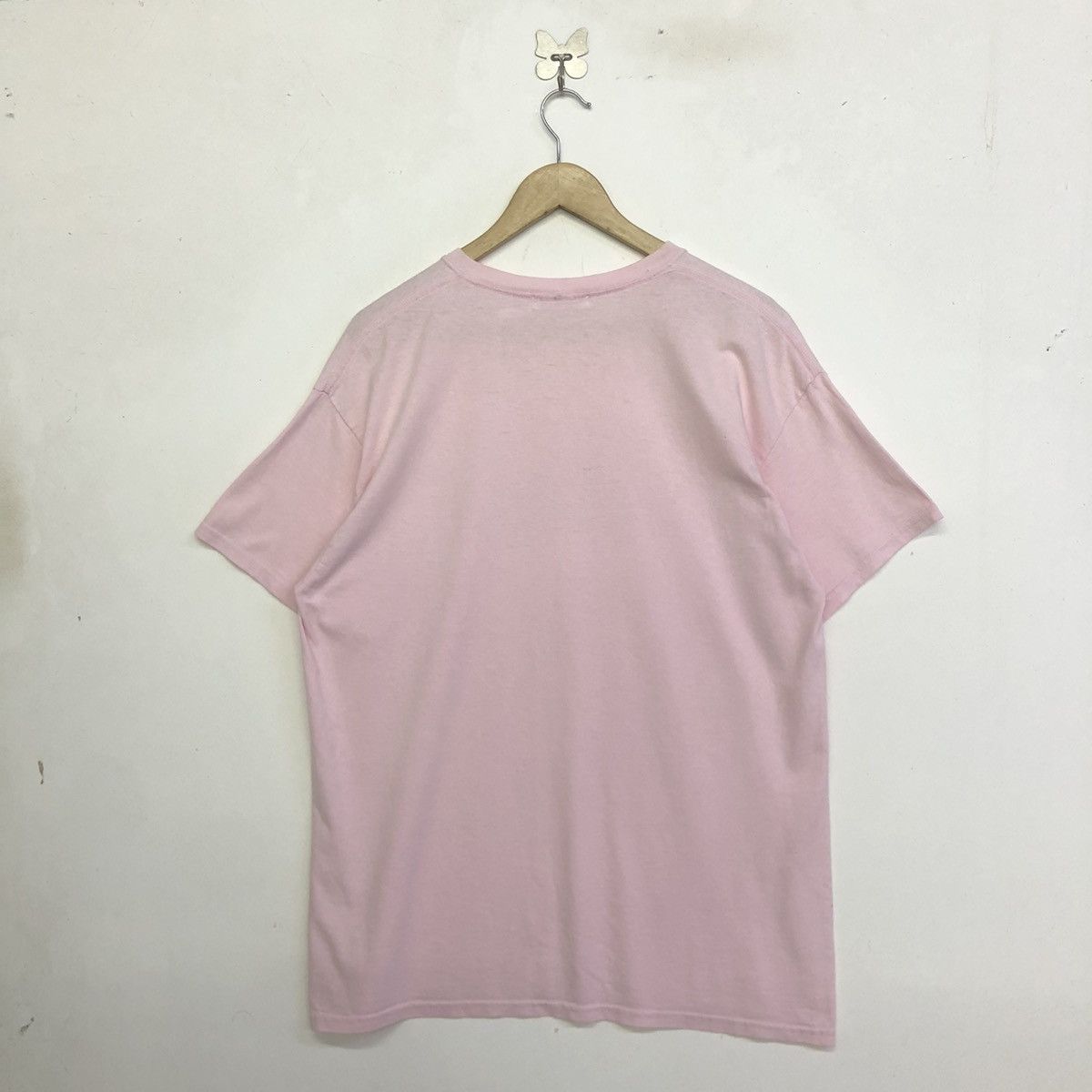 Flagstuff × Japanese Brand Flagstuff Spellout Soft Pink Tshirt Size US L / EU 52-54 / 3 - 9 Thumbnail