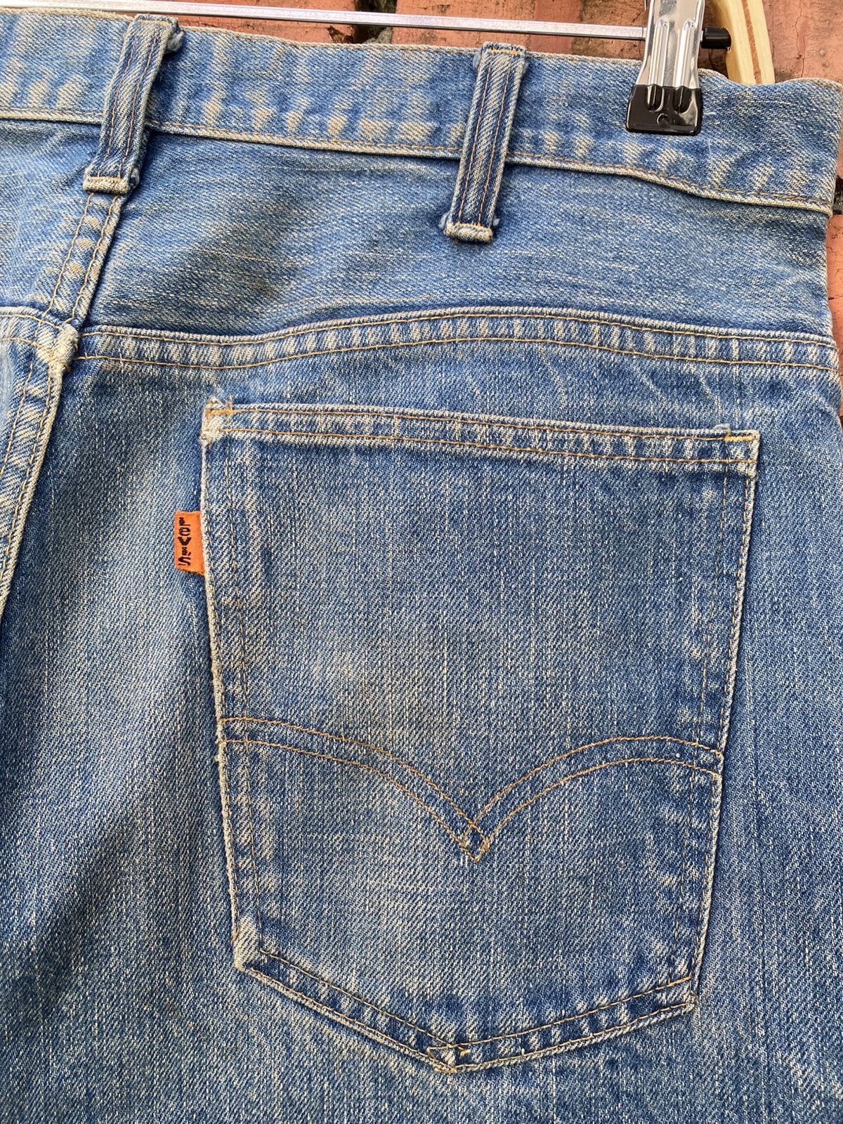 Levi's × Levi's Vintage Clothing × Vintage W35x29 Vintage levi's 646 flare bell bottom orange tab Size US 35 - 3 Thumbnail