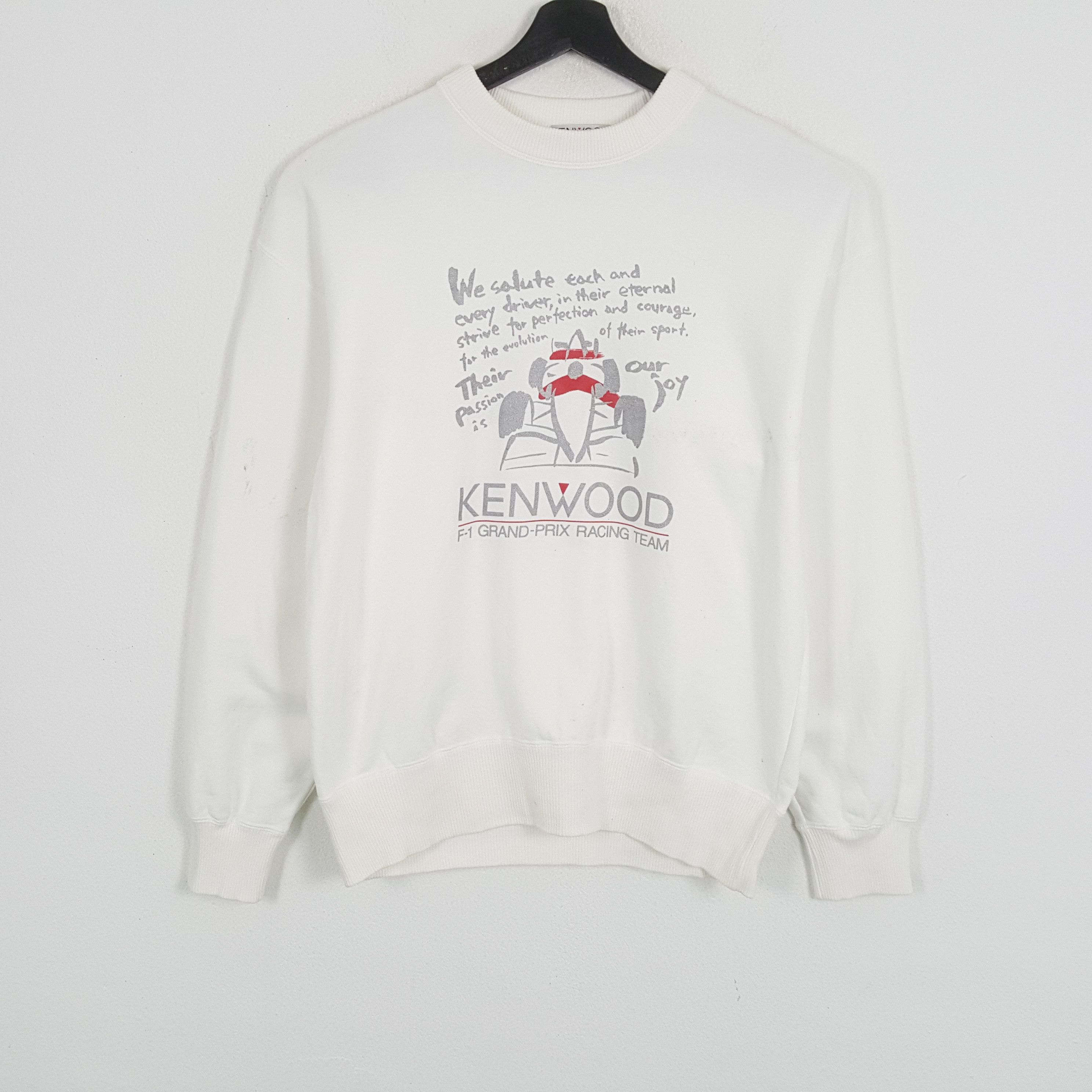 Japanese Brand × Vintage KENWOOD FORMULA 1 Grand Prix RACING Team Sweatshirt Size US M / EU 48-50 / 2 - 1 Thumbnail