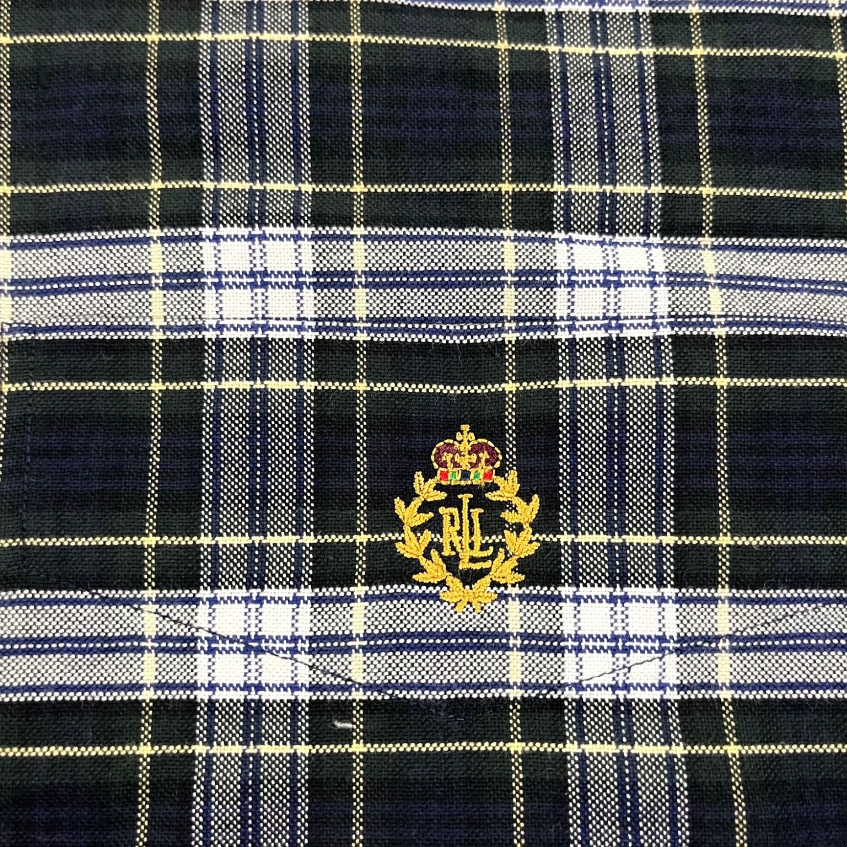 Ralph Lauren VINTAGE Lauren Ralph Lauren Dress Shirt Men XL Tartan Plaid Button-Down Long Sleeve Classic Casual Size US XL / EU 56 / 4 - 3 Thumbnail