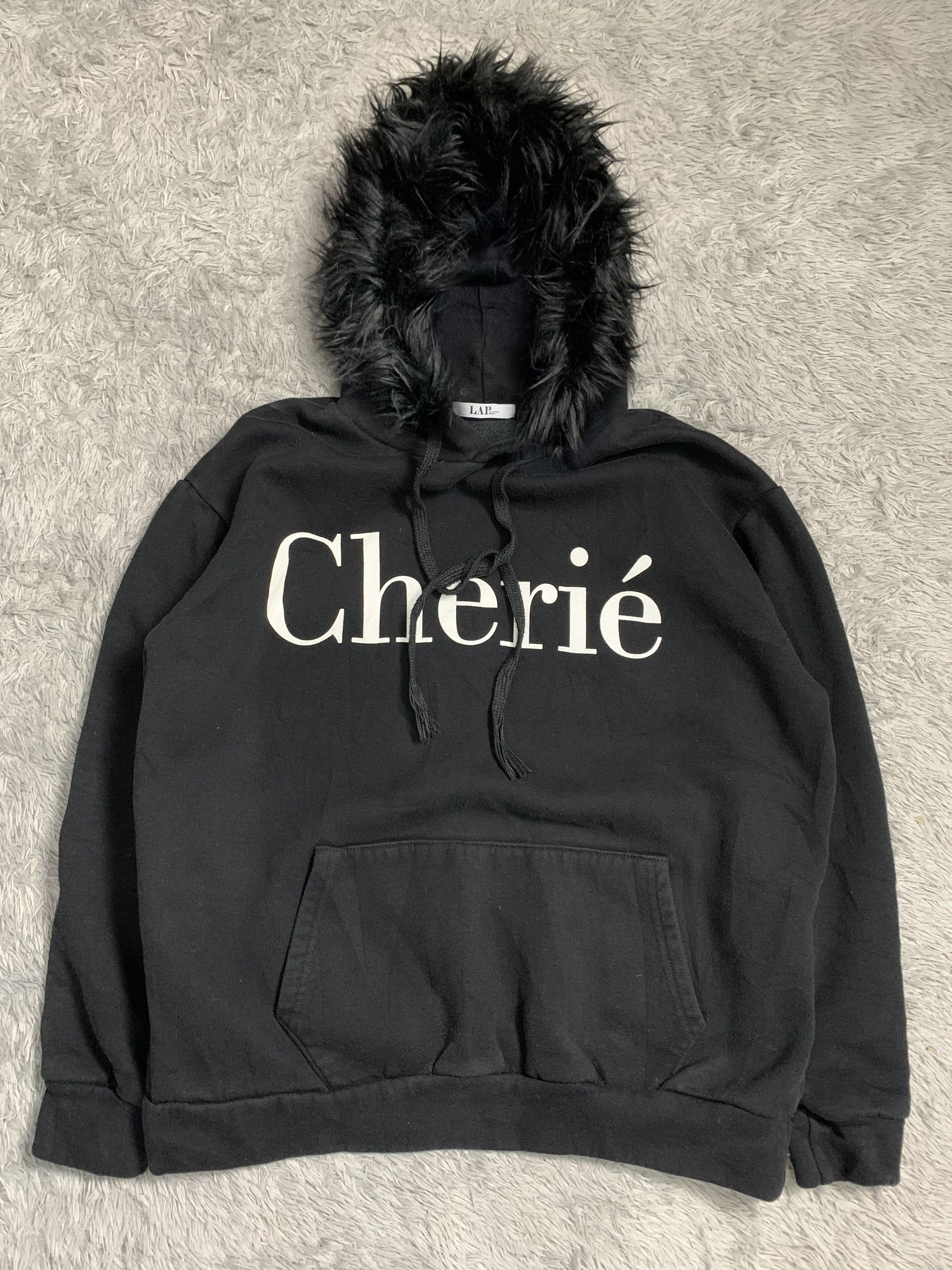 Japanese Brand Faux Fur Hoodie Cherry Japan Brand LA Project Boxy Hoodie Size US M / EU 48-50 / 2 - 1 Thumbnail