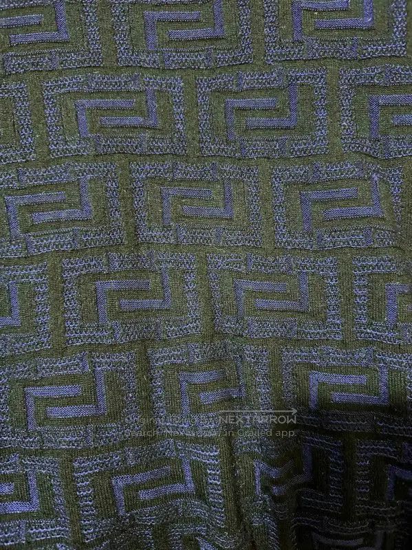 Versace Versace Blue Cotton Knit Sweater for Men . Size US XL / EU 56 / 4 - 5 Thumbnail