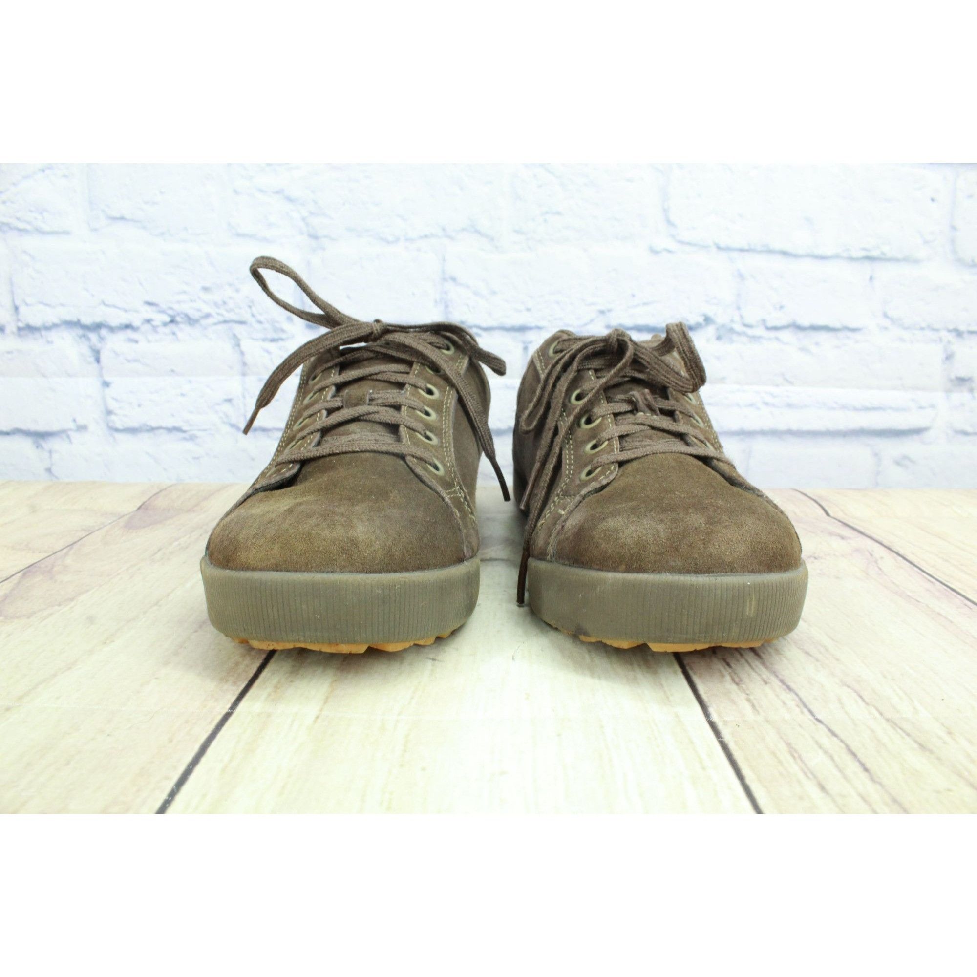 L.L. Bean LL Bean Brown Suede Casual Lace-Up Sneakers Oxford Size US 7.5 / EU 40-41 - 4 Thumbnail