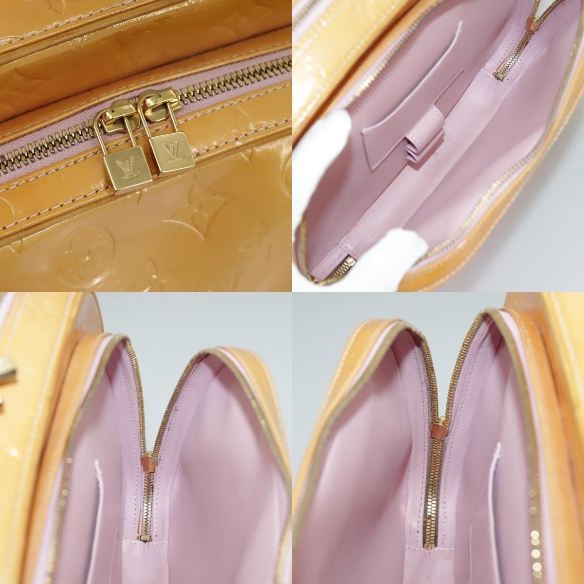 LOUIS VUITTON Monogram Vernis Marley Backpack Marshmallow