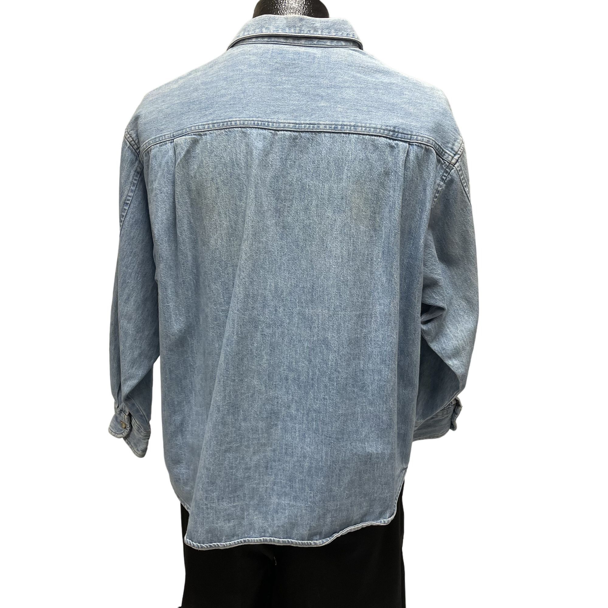 Guess Vtg Georges Marciano Blue Jean Btn Up Streetwear Shirt Size US S / EU 44-46 / 1 - 3 Thumbnail