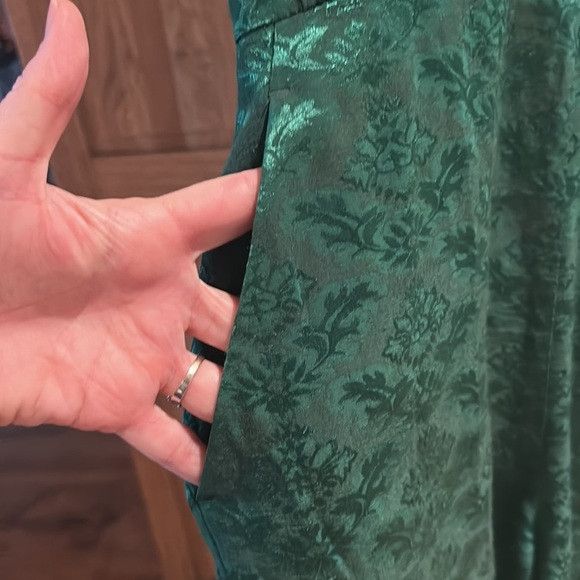 Sandro SANDRO Manon green jacquard romper sz 38 us 6 Size 28" / US 6 / IT 42 - 6 Thumbnail