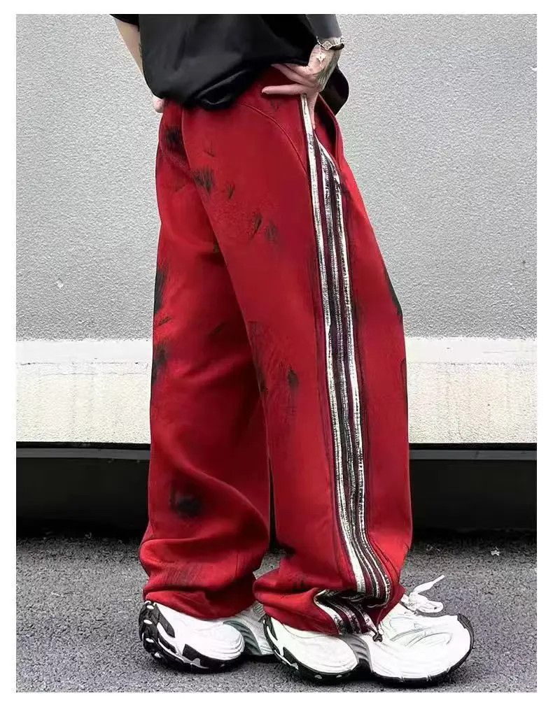 Designer × Japanese Brand Hip Hop Streetwear Designer Loose Casual Pants Size US 32 / EU 48 - 2 Thumbnail