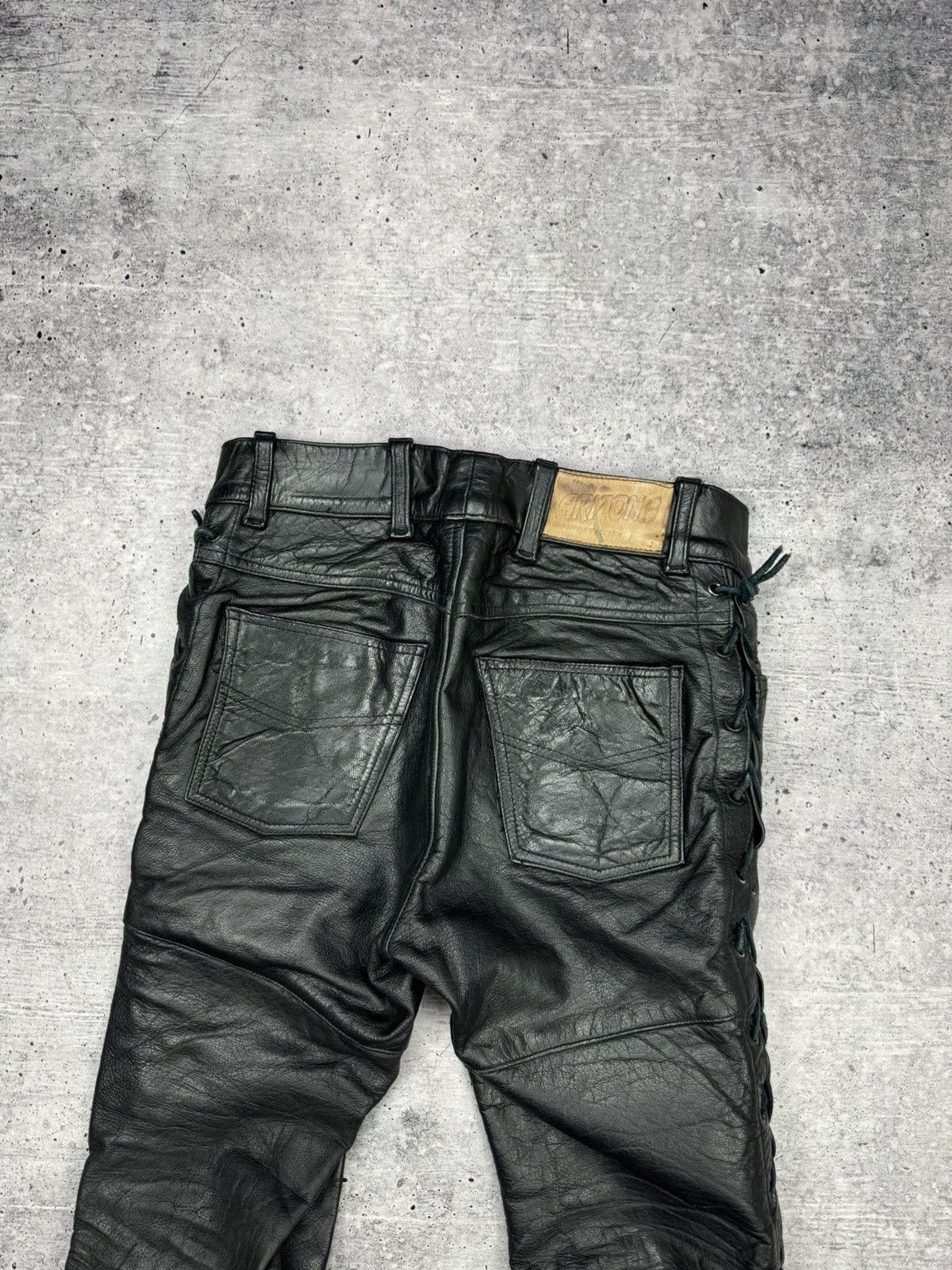 Genuine Leather × Vintage Vintage 90’s Y2K Style Casual Cowboy Genuine Leather Pants Size US 30 / EU 46 - 22 Thumbnail