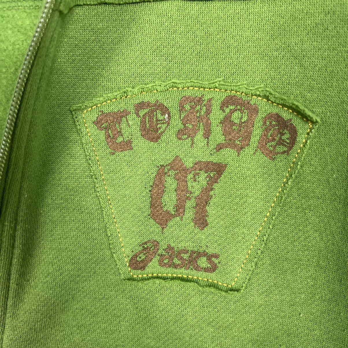 Asics ASICS TOKYO 07 Green Zipper Hoodie Sweatshirt #4232-C193 Size US S / EU 44-46 / 1 - 5 Thumbnail