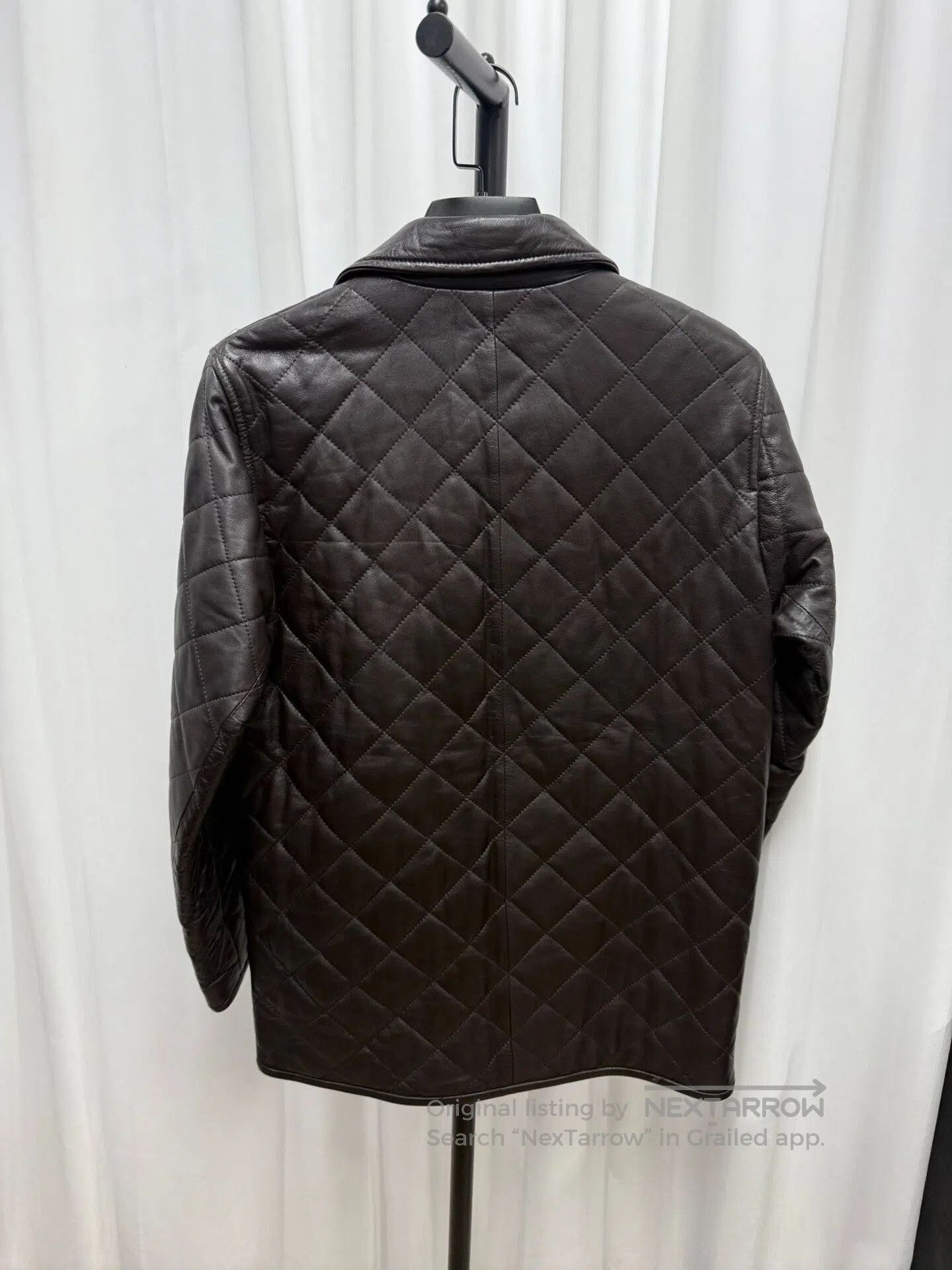 Yohji Yamamoto yohji yamamoto brown quilted leather jacket. Size US L / EU 52-54 / 3 - 5 Thumbnail