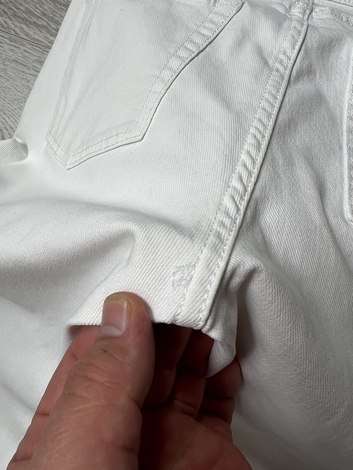 Sandro Sandro Paris White Denim Pants / Jeans Size 26" / US 2 / IT 38 - 19 Thumbnail