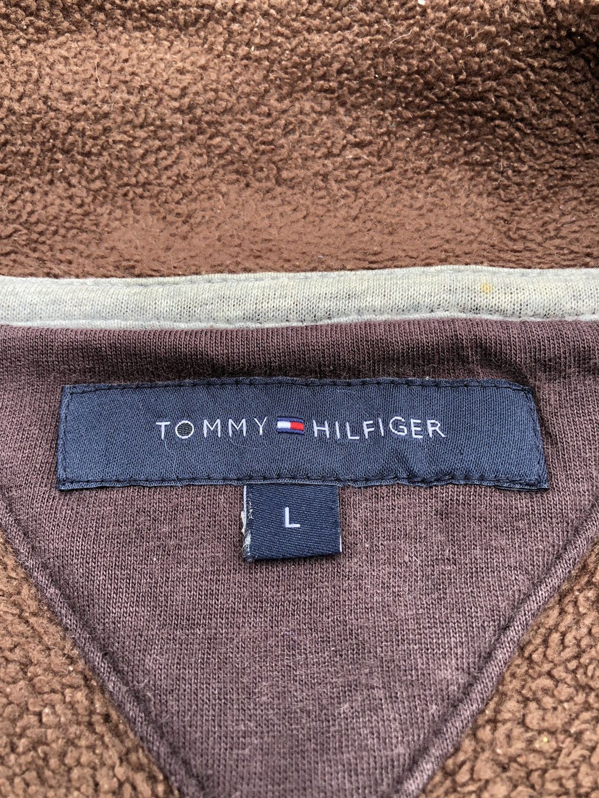 Tommy Hilfiger Vintage Beauty Faded Tommy Hilfiger Fullzipper Fleece Jacket Size US L / EU 52-54 / 3 - 14 Thumbnail