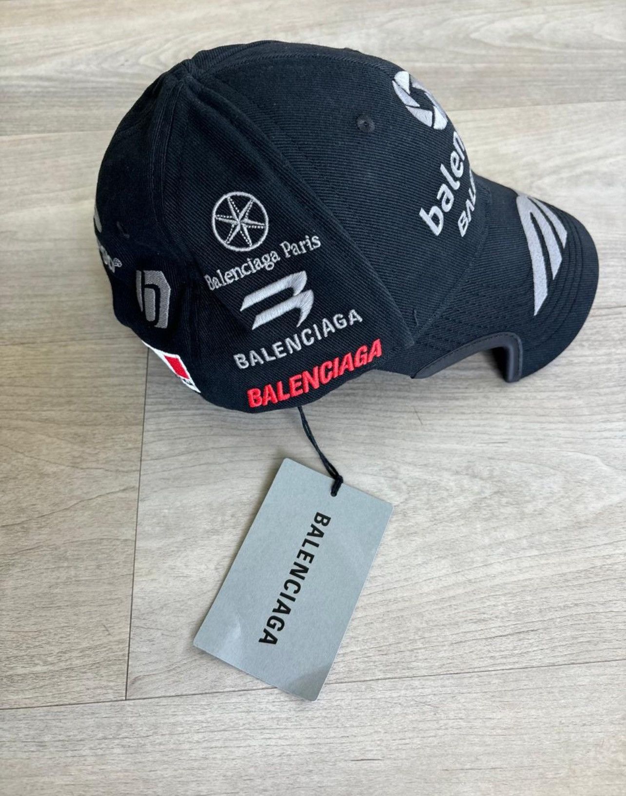 Balenciaga SIZE 💥 Cut Out Top League Racer Cap Hat Size ONE SIZE - 6 Thumbnail